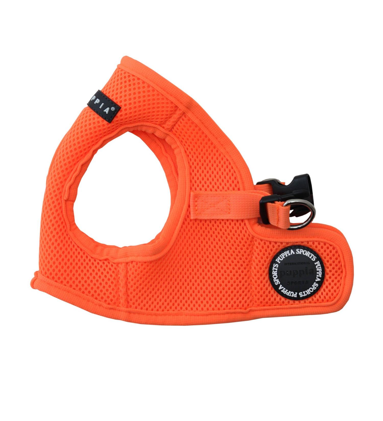 Puppia Dog Harness Vest - High Quality & Comfortable Neon Colors | Puppy Harness - Orange Size M - Buy Online on GoSupps.com