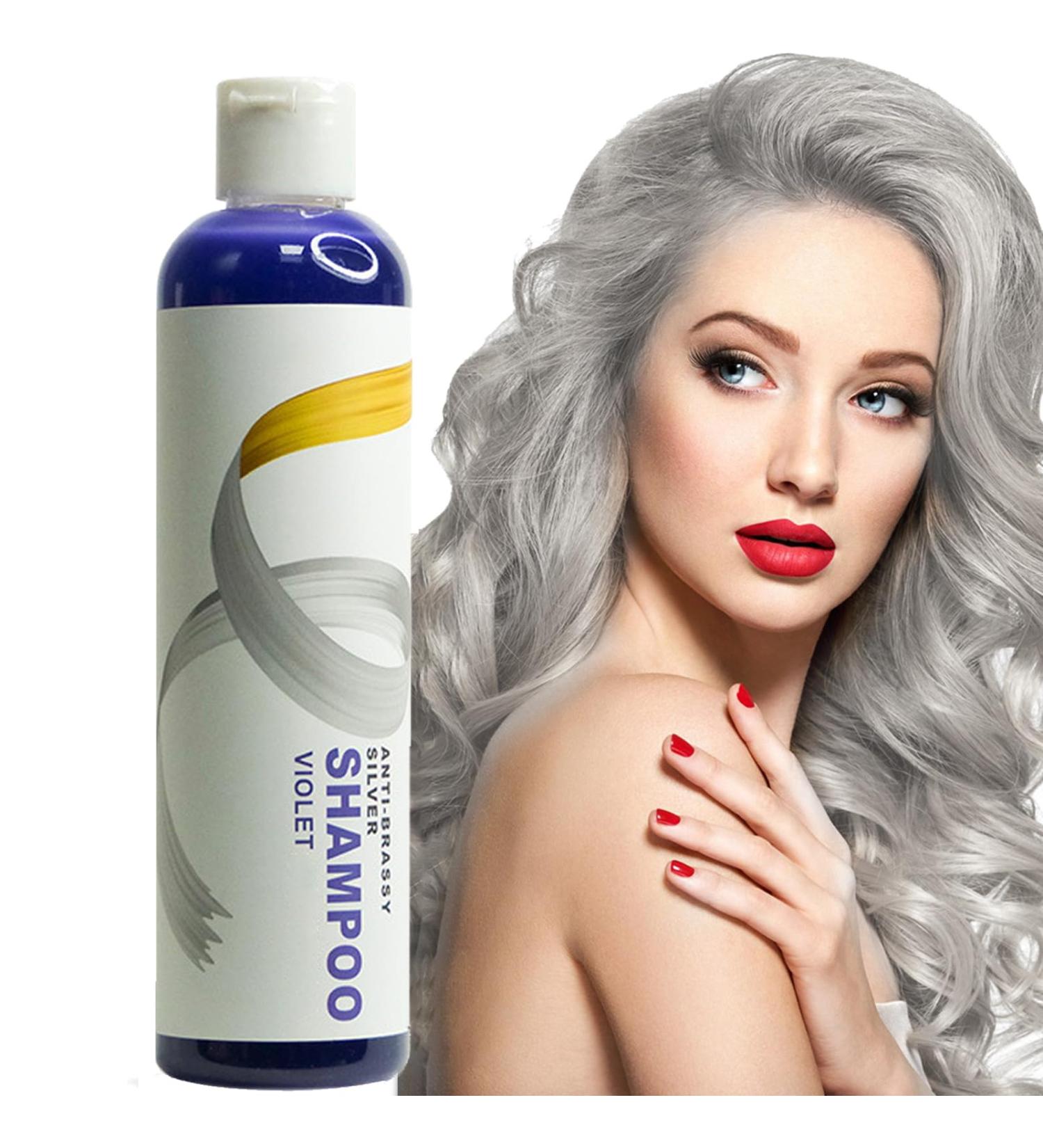 Intensive Silver Shampoo Purple Toning & Moisturizing for Blonde & Gray Hair | Anti-Yellow Tint Treatment - Buy Online on GoSupps.com