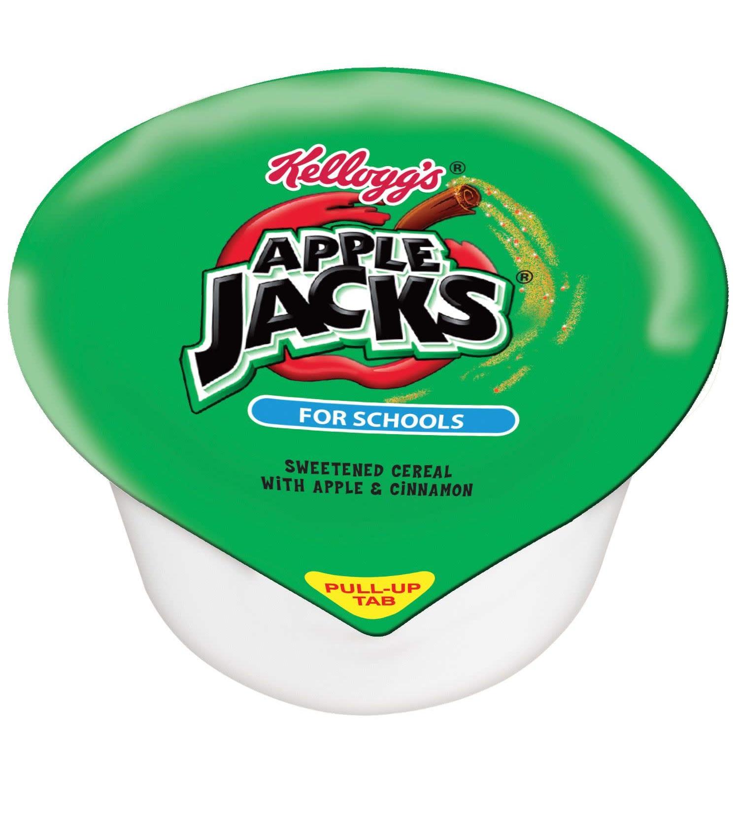 Kellogg's Apple Jacks Reduced Sugar Cereal Bowl 1oz (Pack of 96) - Buy Online - Buy Online on GoSupps.com