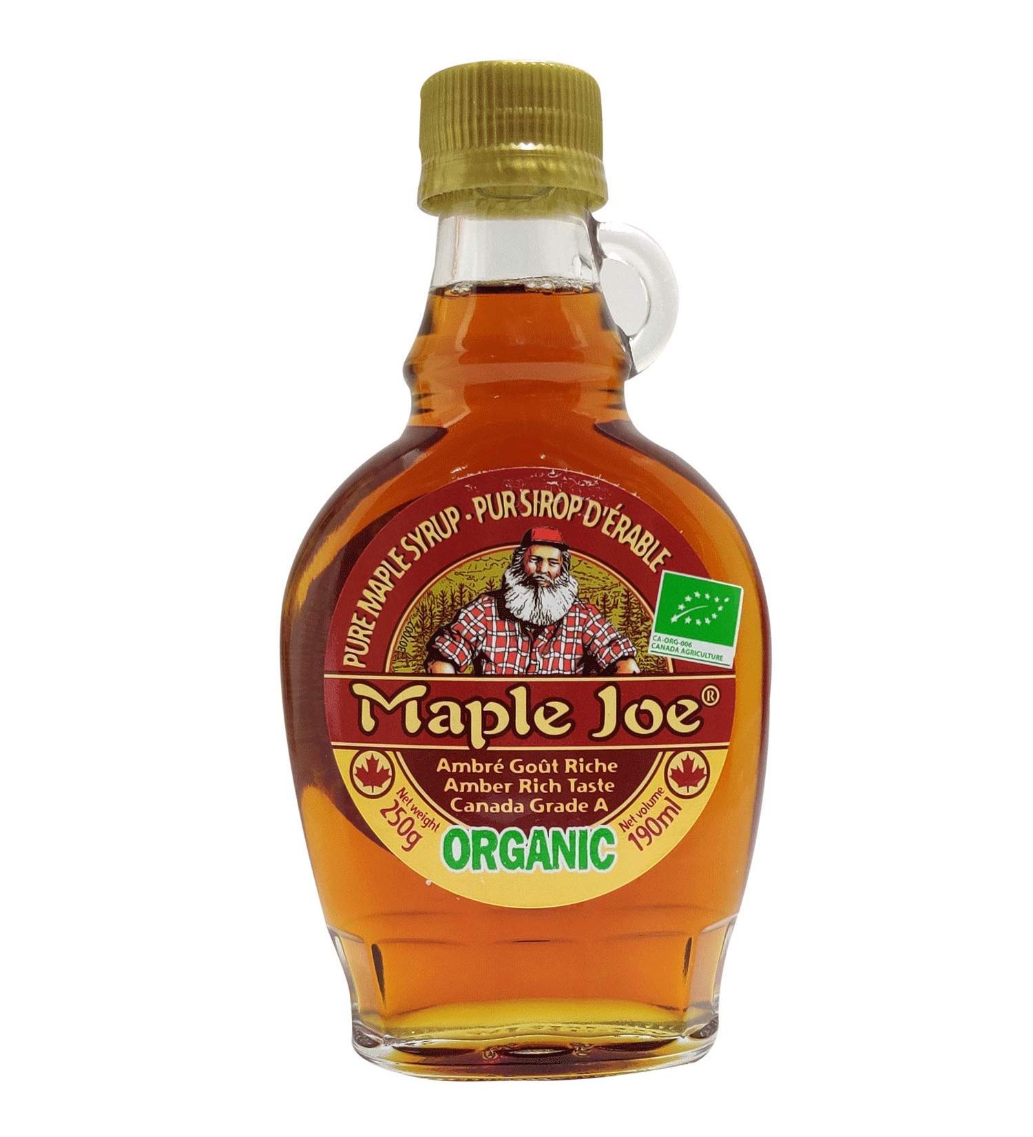 Maple Joe Pure maple syrup organic - The 250g bottle - Buy Online on GoSupps.com