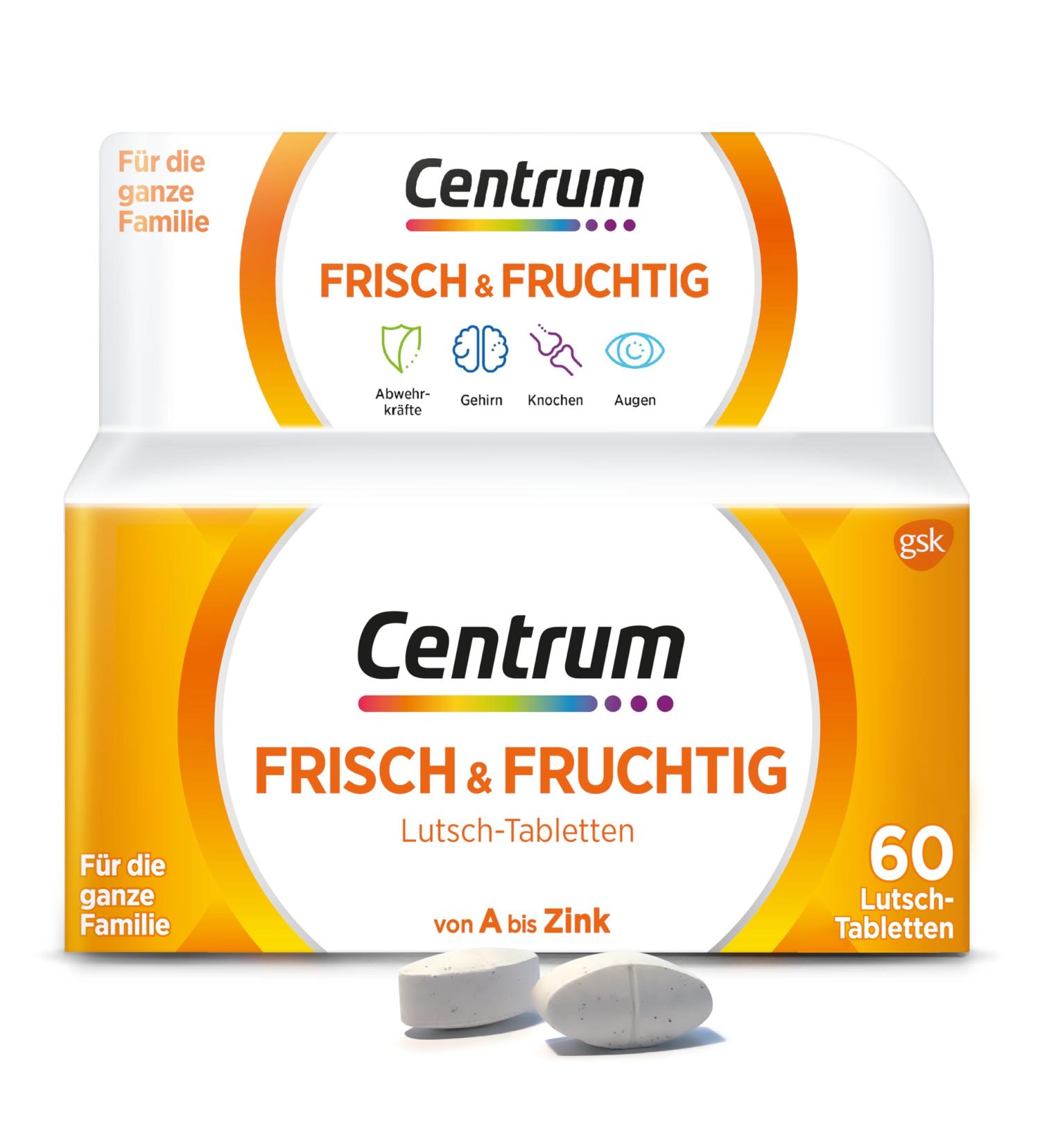 Centrum Fresh & Fruity 60 pcs - Delicious Micronutrient Supply for the Whole Family - Buy Online Internationally - Buy Online on GoSupps.com