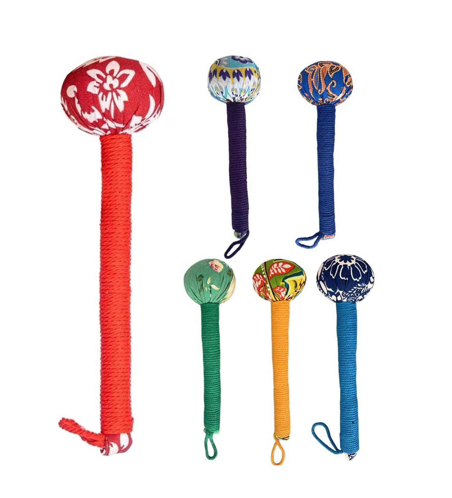 Mugwort Manual Massager | Portable Hammer Massage Tool | Traditional Chinese Healthcare Massager - Buy Online on GoSupps.com