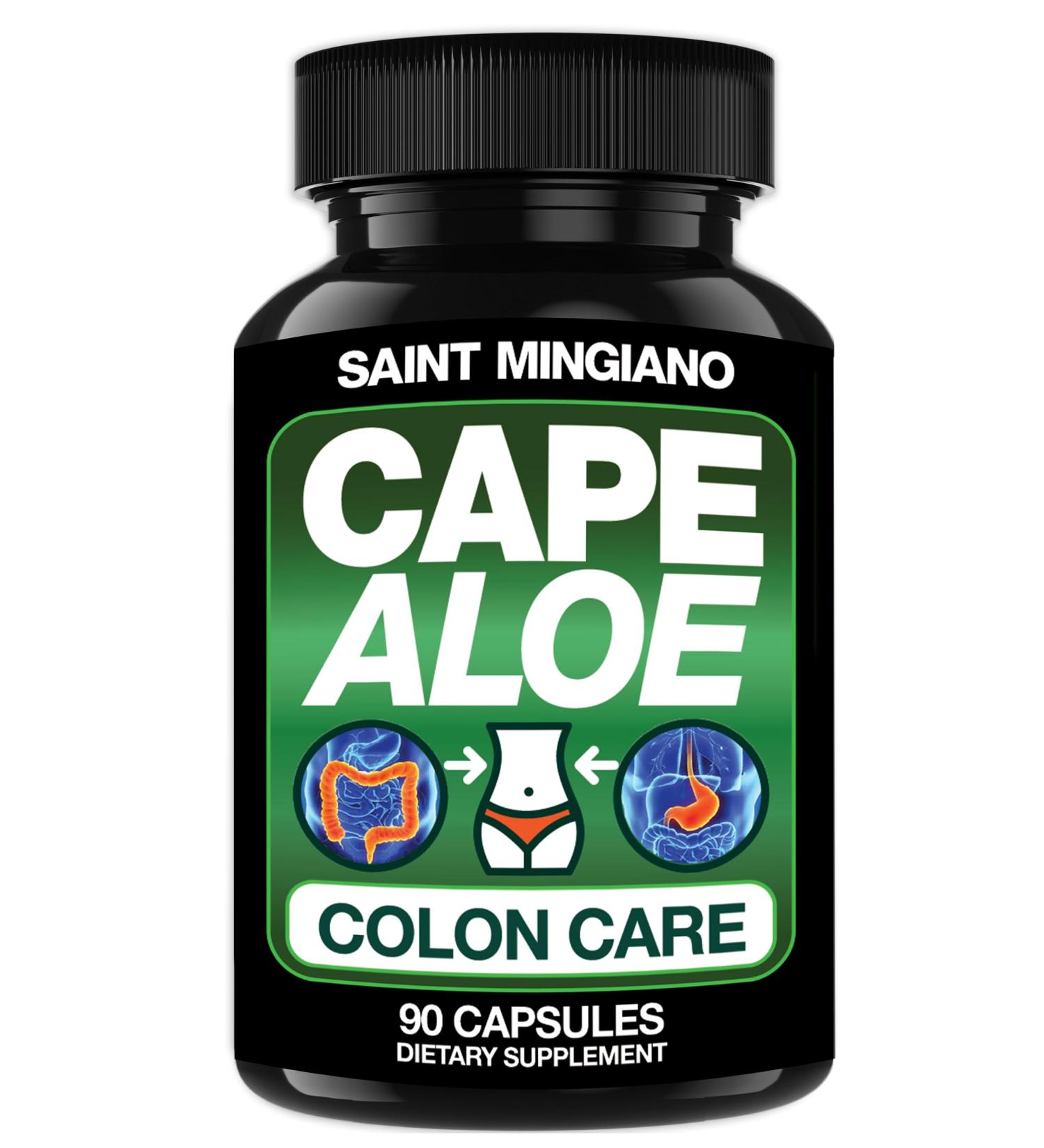 Cape Aloe Colon Cleanse - Detox & Flush 90 Capsules | Natural Herbal Laxative for Gentle Constipation Relief & Digestive Health - Buy Online on GoSupps.com