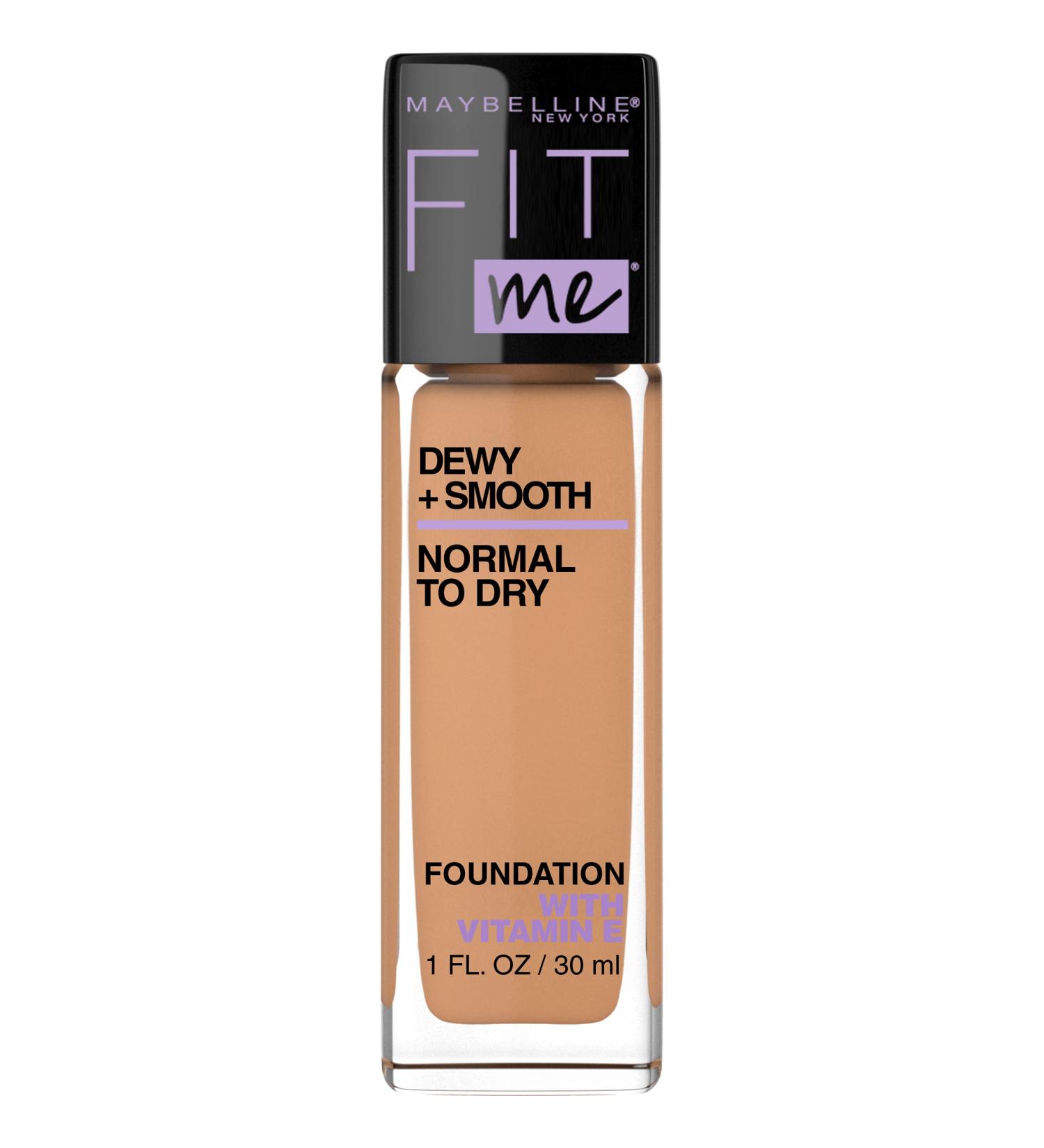 Maybelline Fit Me Dewy + Smooth Foundation - Warm Honey 1 Fl. Oz | Flawless Finish - Buy Online on GoSupps.com