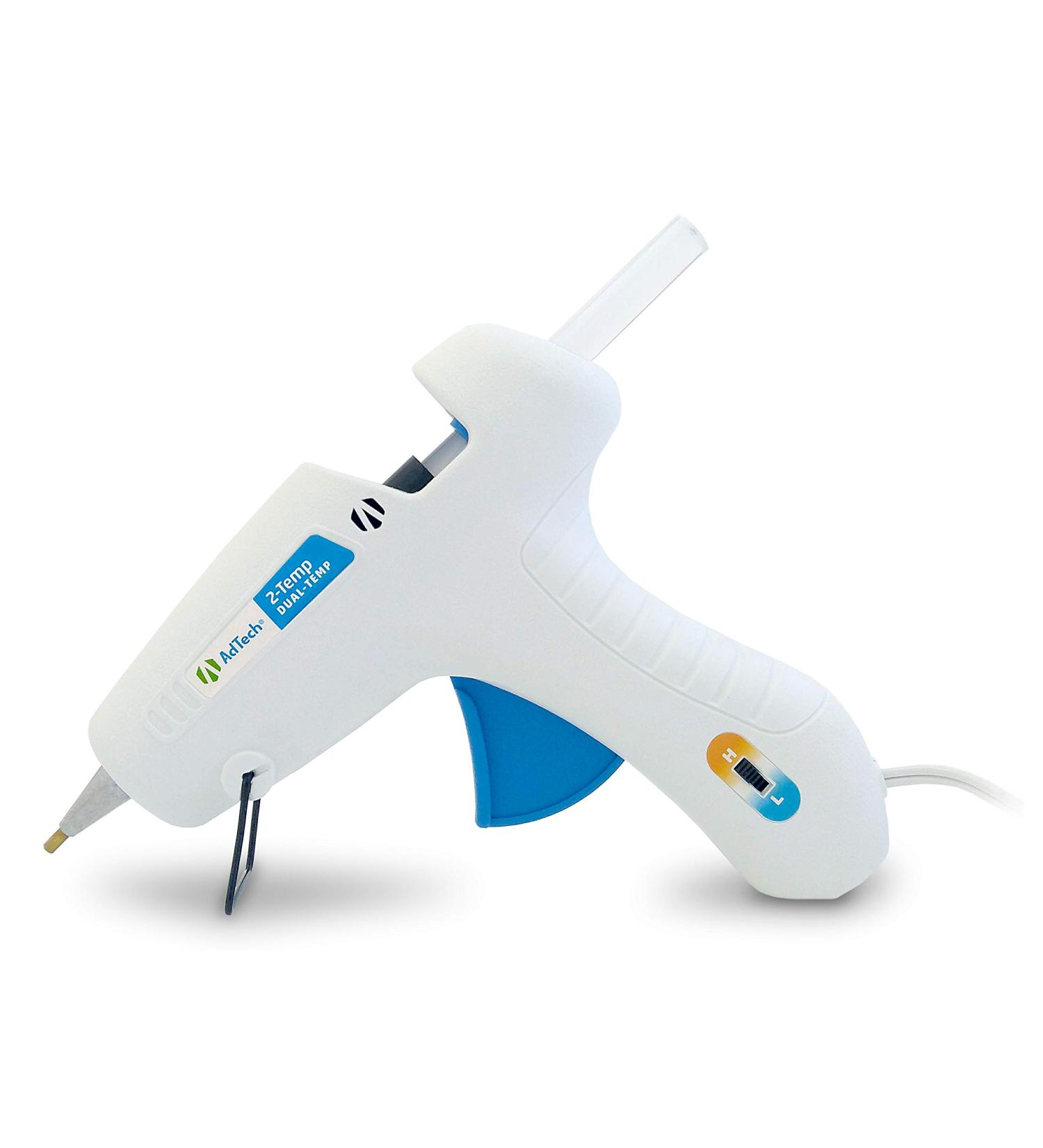 AdTech 0453 2-Temp Dual Temperature Hot Glue Gun Full Size  White - Buy Online on GoSupps.com