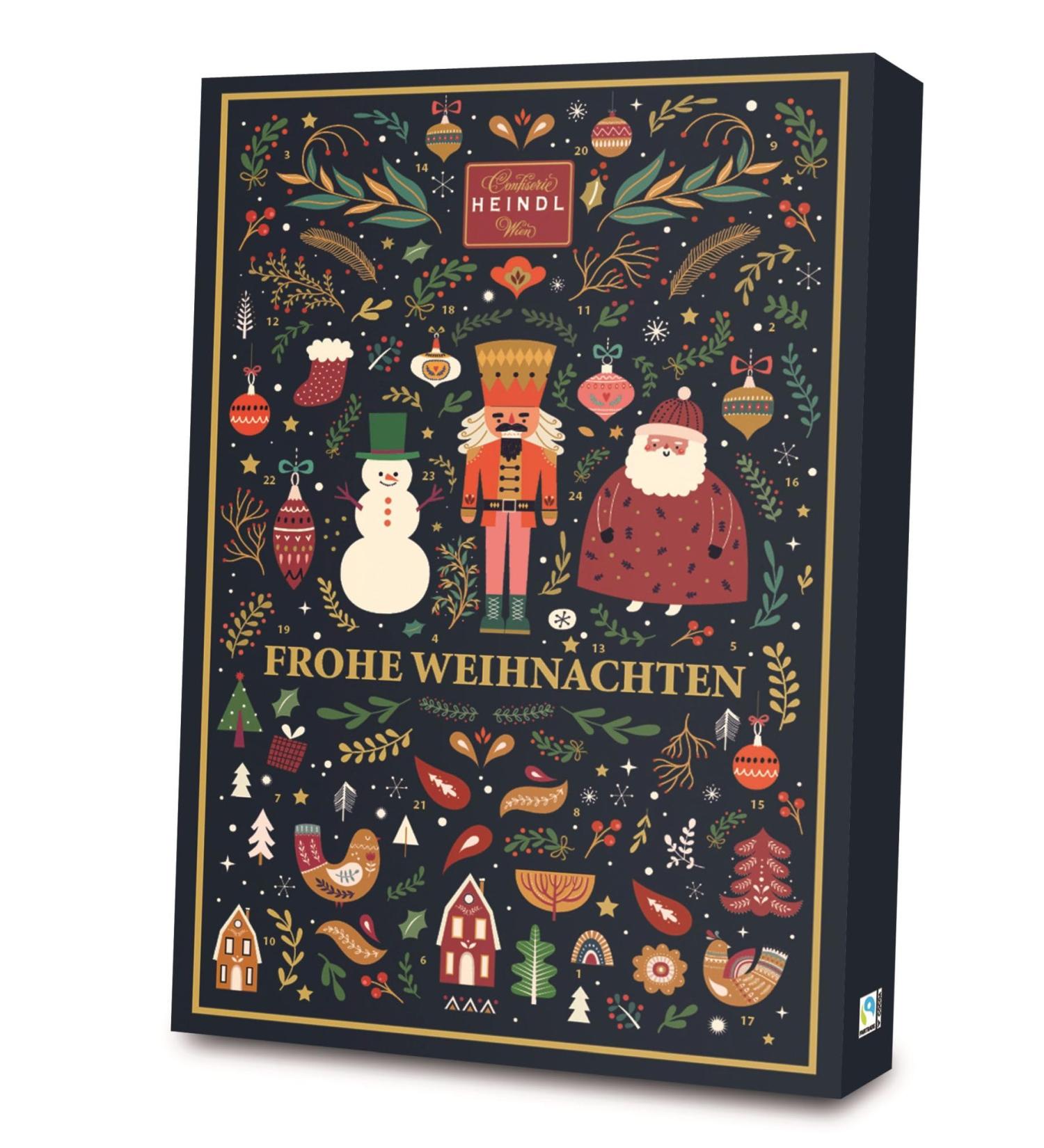 Piriwe Heindl Advent Calendar Chocolate Balls 360g