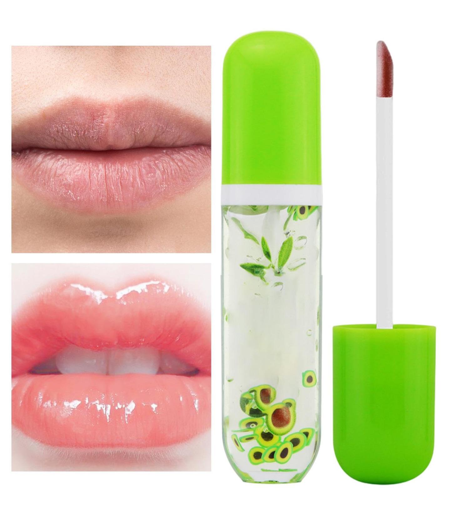 Hydrating Lip Oil | Natural Clear Hydrating Cute Fruit Lip Cosmetics Natural Lip Makeup for Wedding Banquet Party Skin Friendly Portable Lip Care Product for Daily Life Samuliy 1# avocado - Buy Online on GoSupps.com