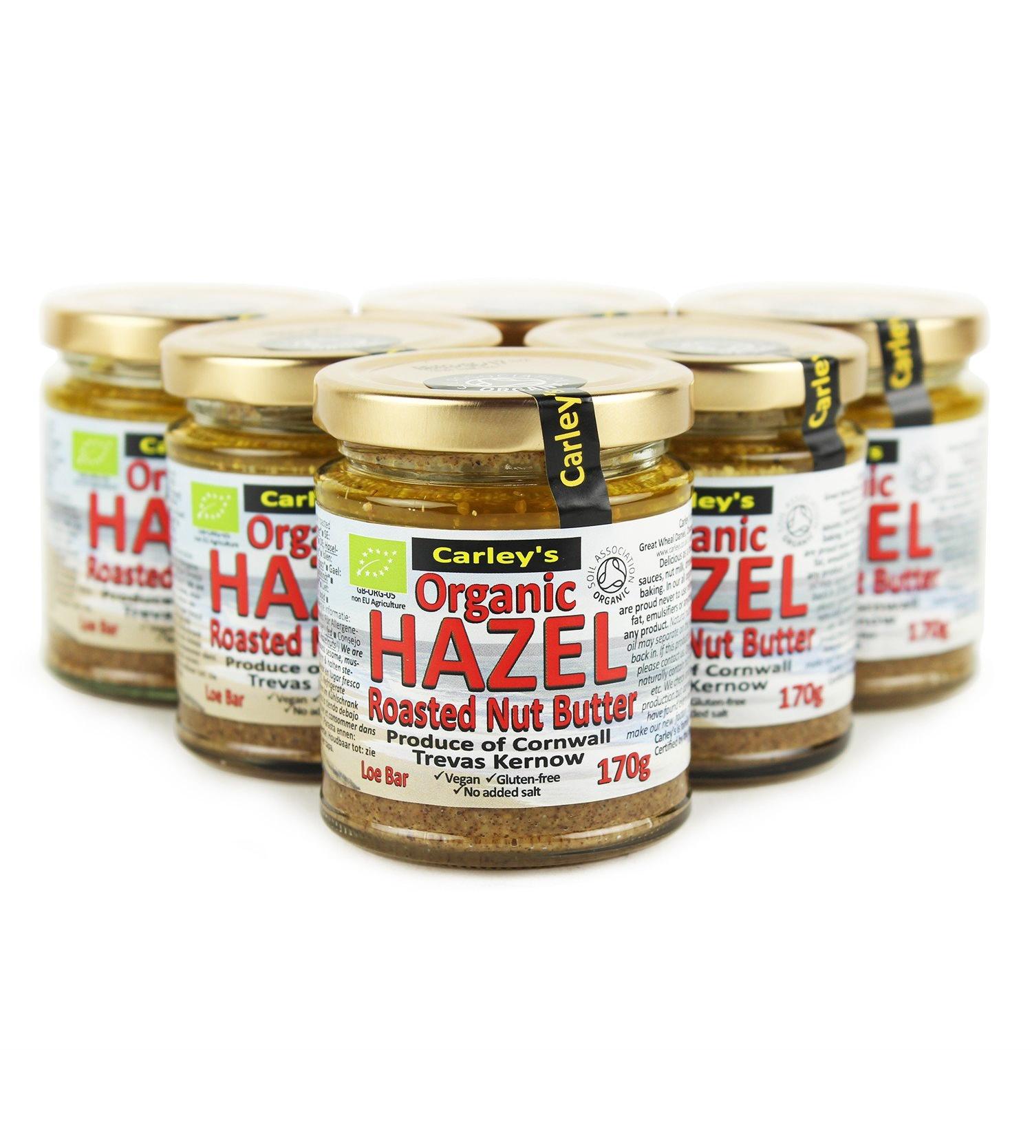 Carley's Organic Hazelnut Butter 6x170g