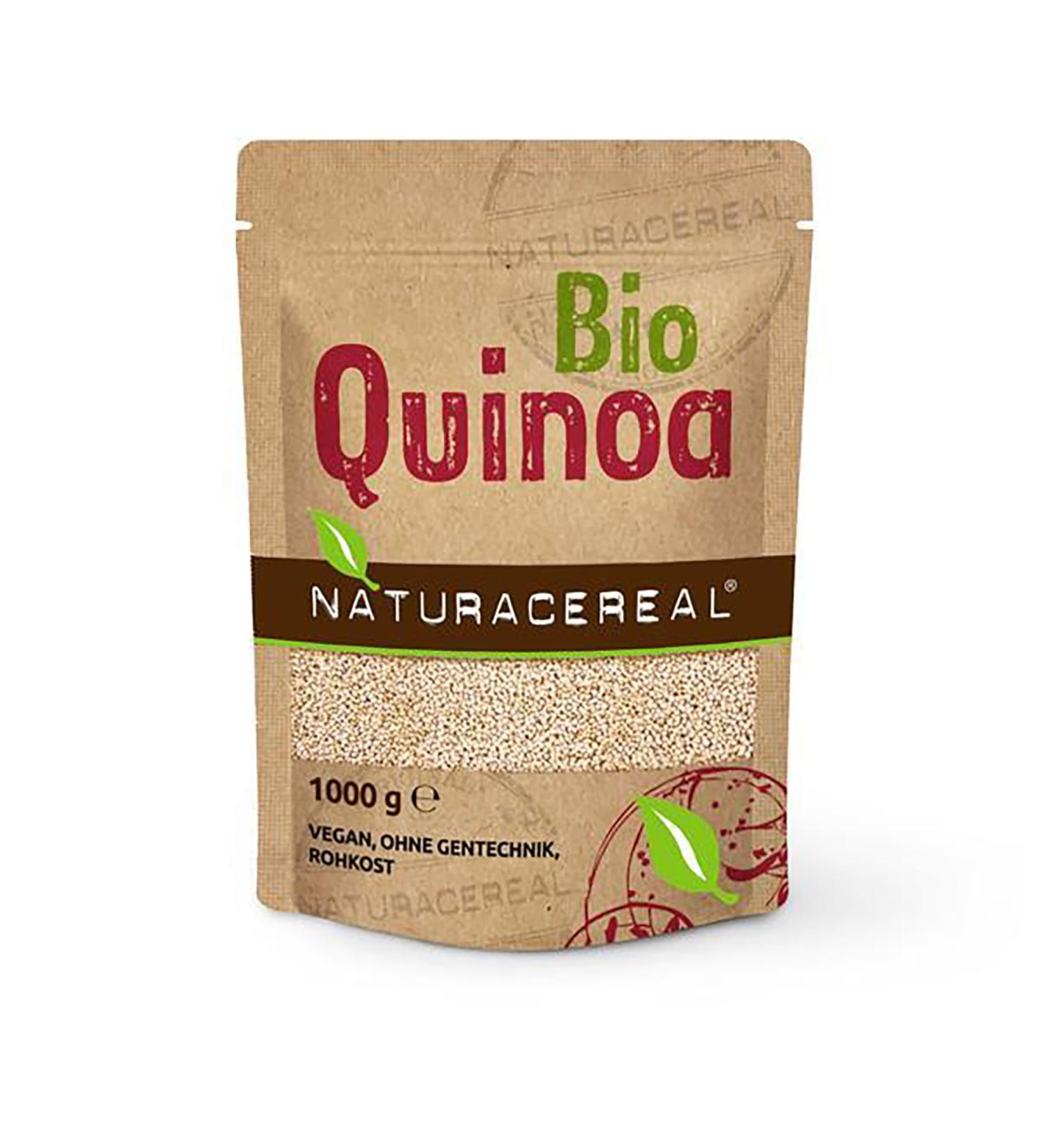 Naturacereal | Organic Quinoa 1kg - Premium White Quinoa for Healthy Living - Free International Shipping - Buy Online on GoSupps.com