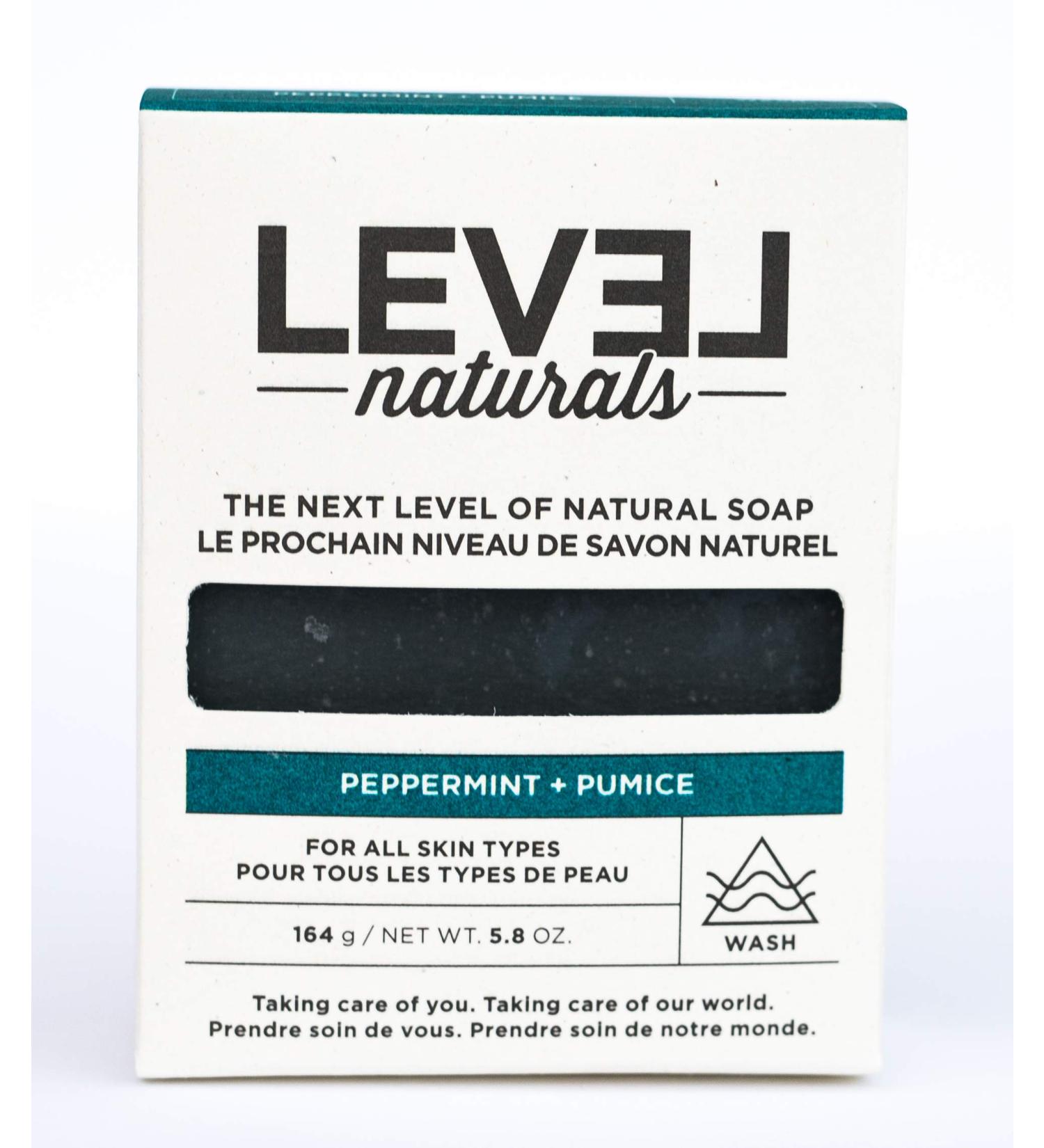 Natural Vegan Bar Soap | Nourishing Peppermint Pumice | Cruelty-Free Non-Irritating Made in USA | Hand-Poured & Cold-Pressed for Face & Body - Buy Online on GoSupps.com