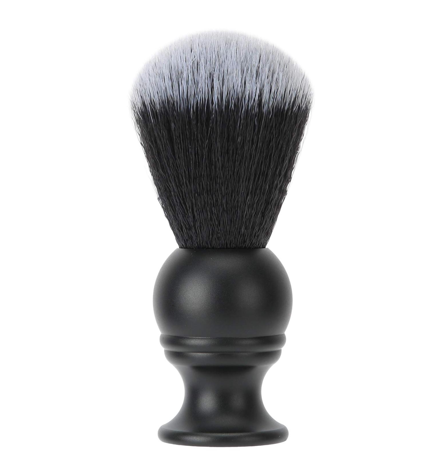 Premium Manual Razor Brush - Nylon Hairpin Brush with Metal Handle for a Smooth Skin-Friendly Shave | Ideal for Foam & Soap Application - Buy Online on GoSupps.com