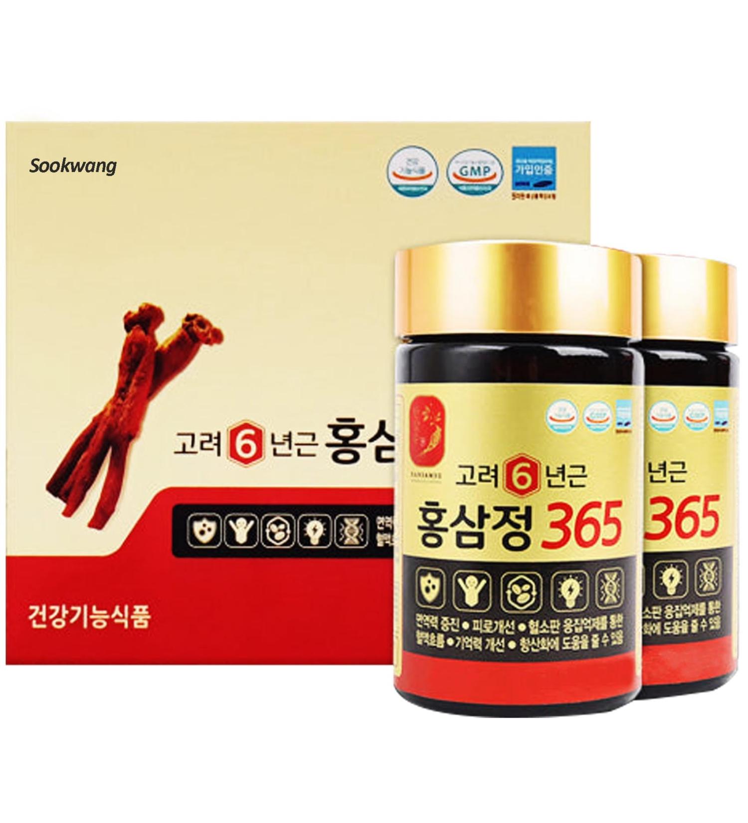 Sookwang Korean Red Ginseng & Herbal Extract Blend 6-Year-Old Ginseng Traditional Herbal Concentrate_16.93 oz_480g(2ea) - Buy Online on GoSupps.com