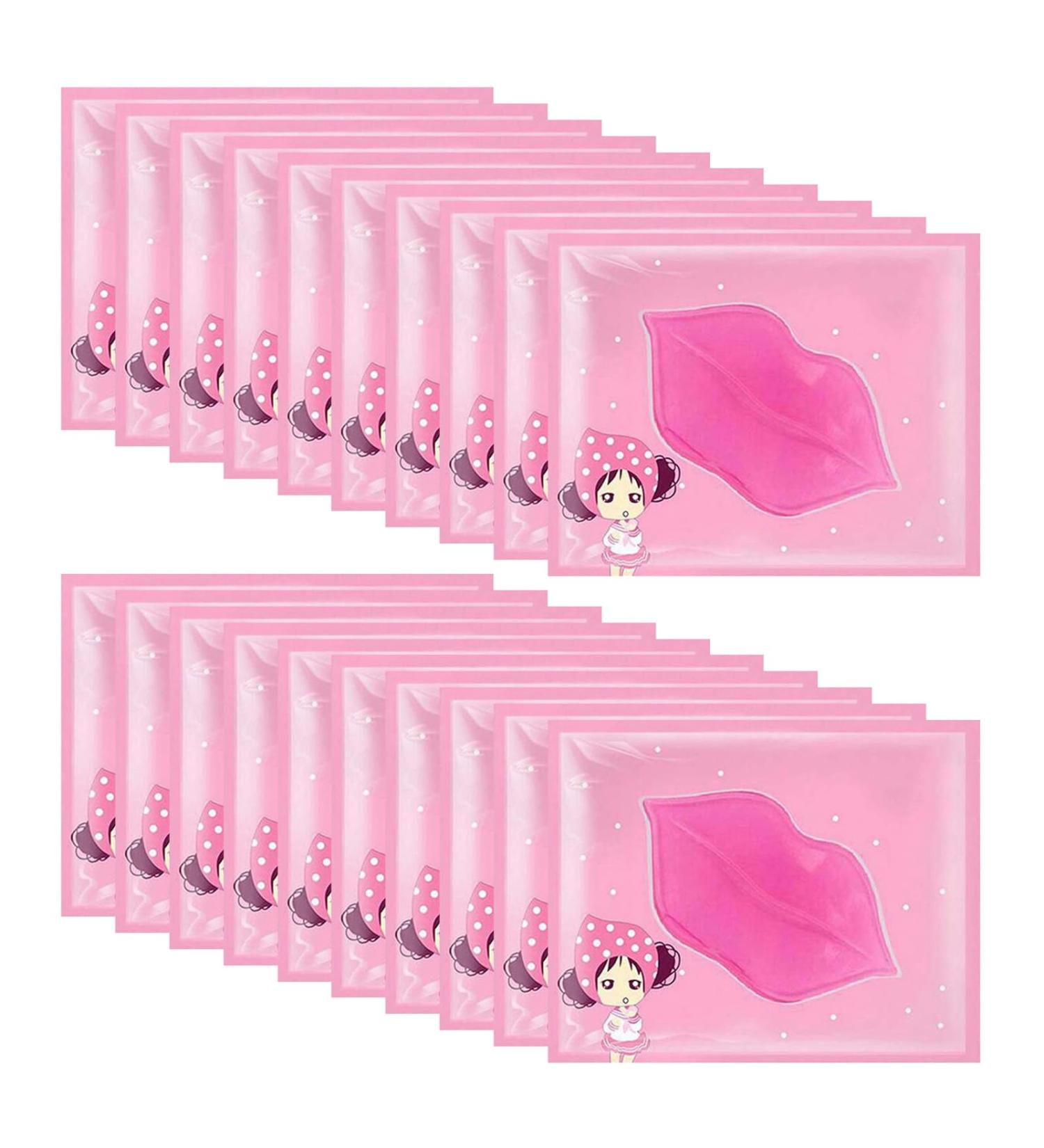 Crystal Lip Mask Set Anti-Aging Lip Pad Mask Collagen Crystal Lip Mask Set Moisturizing Lip Sleep Mask Anti Wrinkle Patches Plumping Lip Balm Lip Patches Reduces Lip Lines Lip Hydrating Gel Masks - Buy Online on GoSupps.com