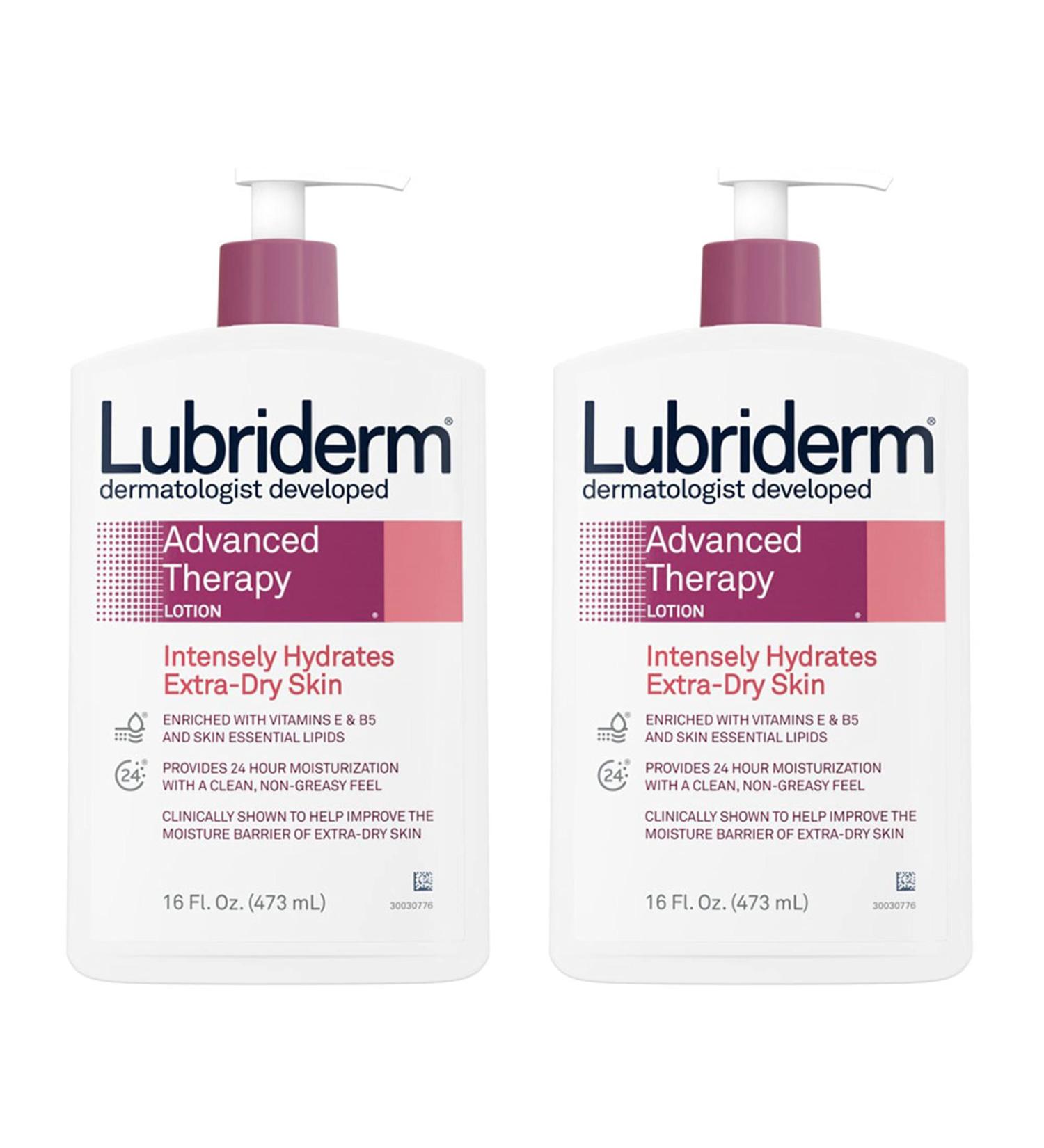 Lubriderm Advanced Therapy Fragrance-Free Moisturizing Lotion 16 fl. oz (Pack of 2) - Buy Online on GoSupps.com