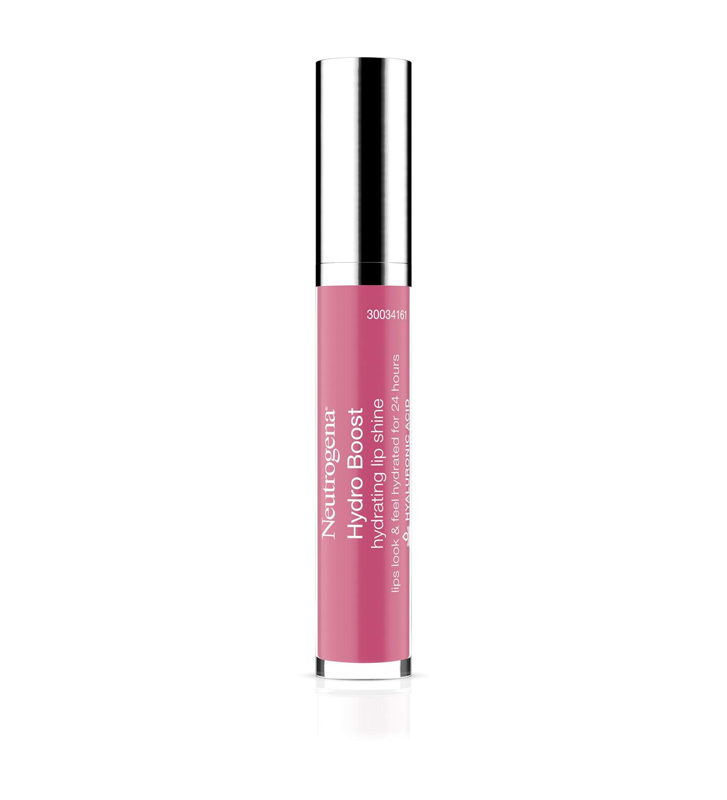 Neutrogena Hydro Boost Lip Gloss 50 Radiant Rose 0.10 oz | Hydrating & Non-Stick Lip Shine with Hyaluronic Acid - Buy Online on GoSupps.com