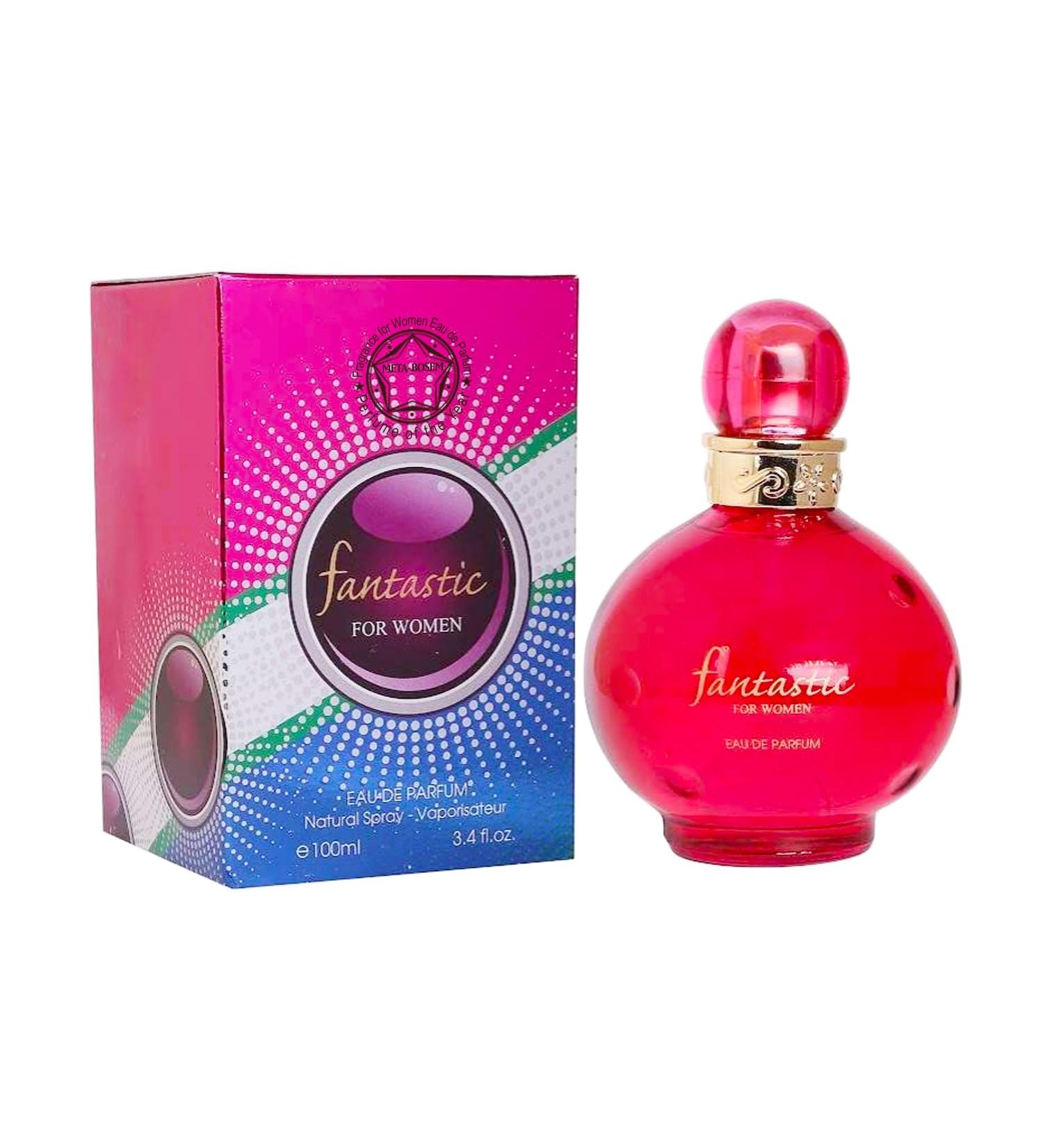 META-BOSEM Fan Tastic Eau de Parfum Spray for Women Wonderful Gift Sweet Fragrance Daytime and Casual Use for all Skin Types a Classic Bottle 3.4 Fluid Ounce