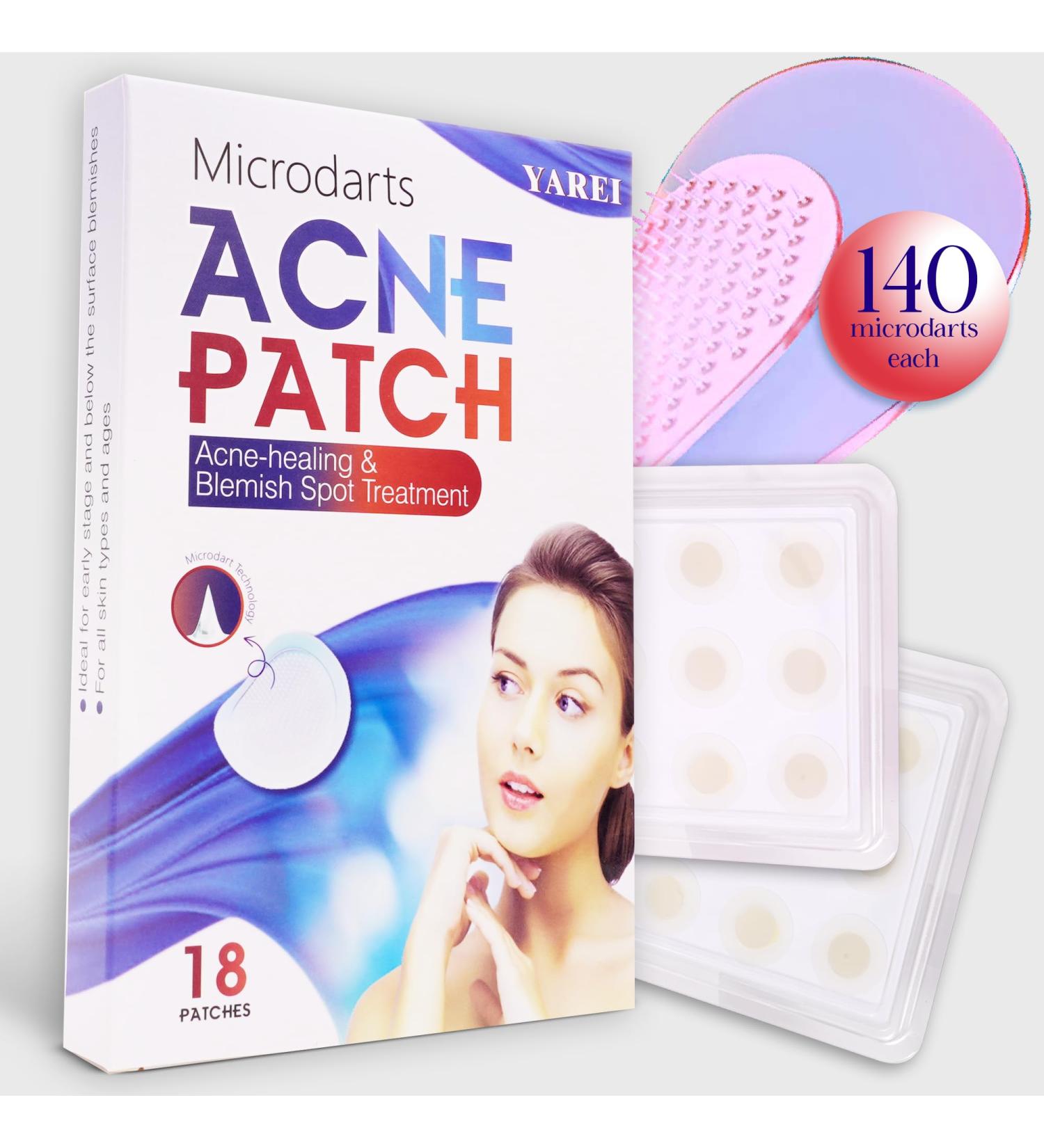 Tea Tree Oil Acne Pimple Patches | Hydrocolloid Spot Treatment with Salicylic Acid | Microdart & Deep Absorbency for Face & Neck - Buy Online on GoSupps.com