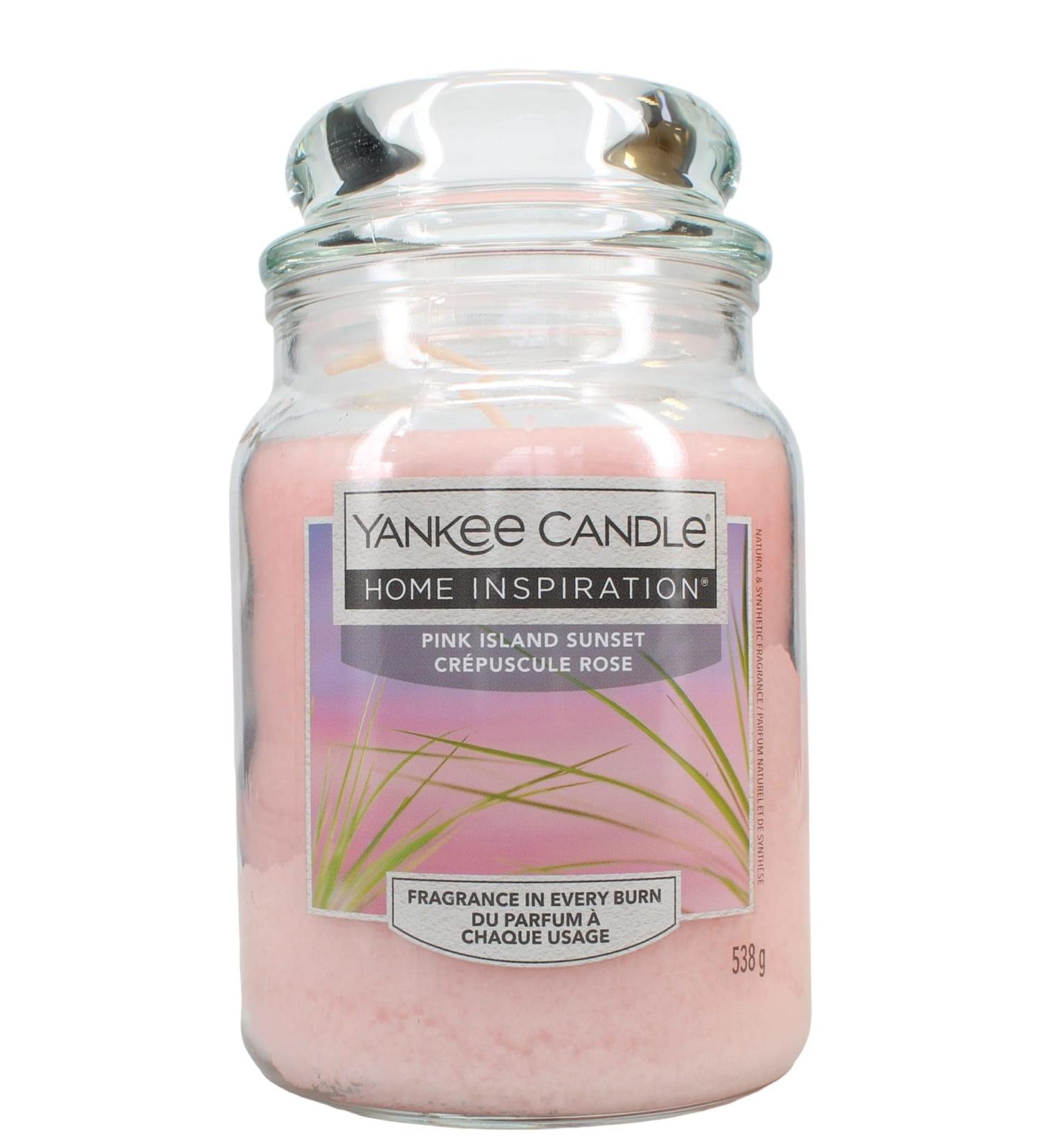 Yankee Candle Island Sunset Tropical Fruits and Citrus Paradise Scent Soothing Breeze of Island Sunset - Large