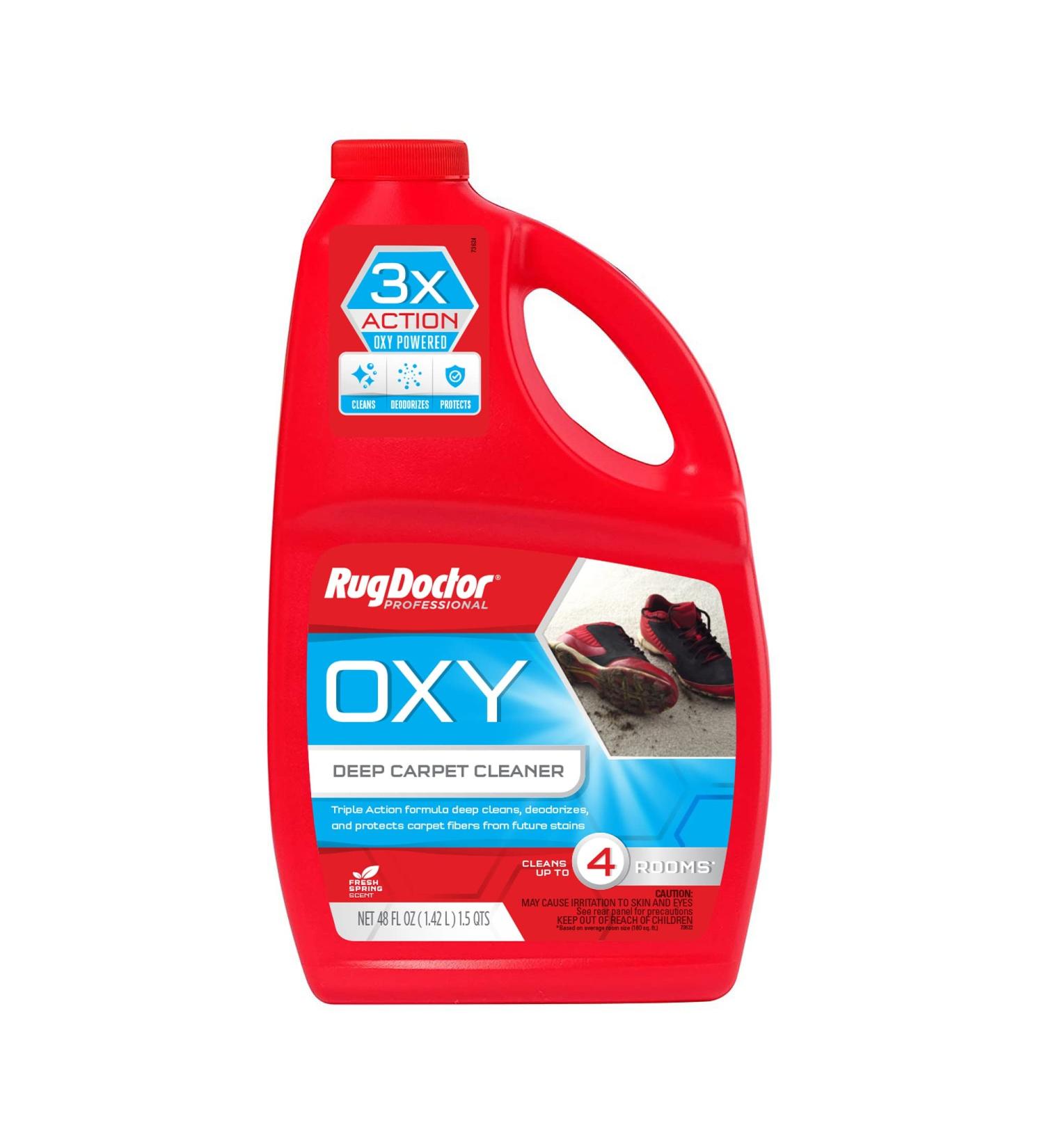 Rug Doctor Triple Action Oxy Carpet Cleaner 48 oz | Deep Cleans, Deodorizes & Protects | Professional-Grade Formula - Buy Online on GoSupps.com