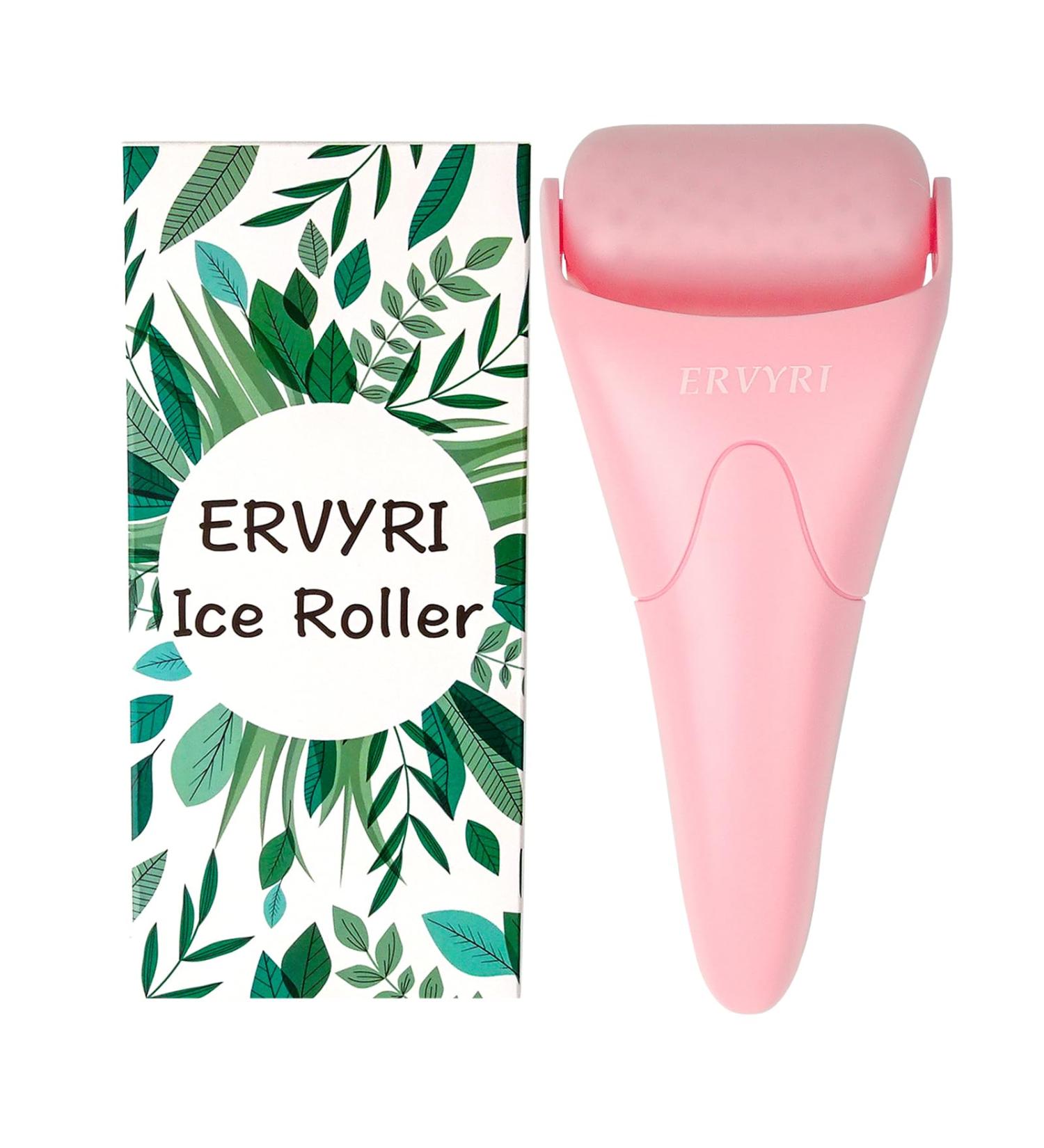 Ice Roller for Face & Eye Puffiness Relief | Skincare Massager Tool | Pink Facial Roller - Perfect Gifts for Women - Buy Online on GoSupps.com
