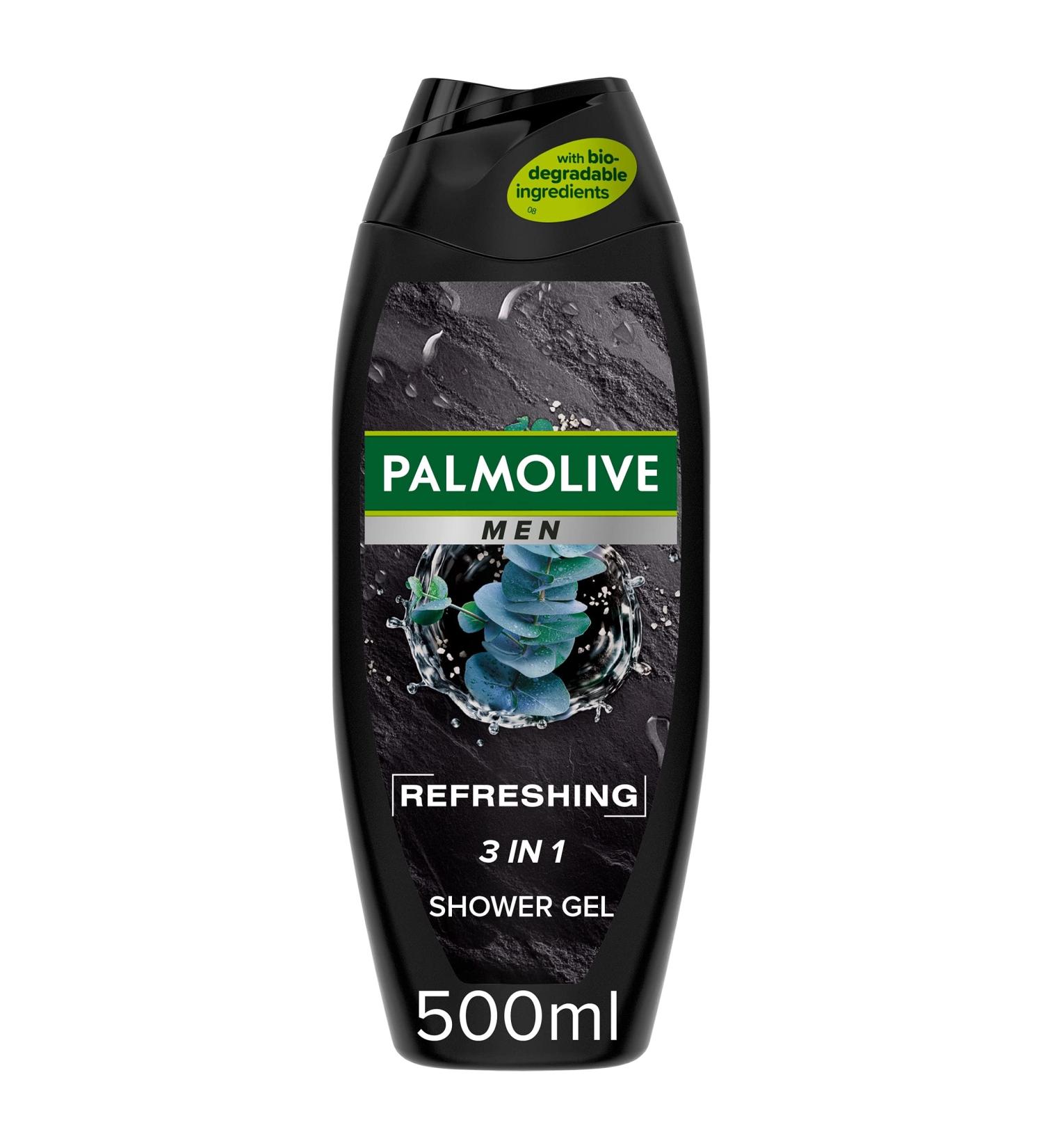  Palmolive Palmolive 3-in-1 Refreshing Shower Gel for Men 500 ml - Buy Online on GoSupps.com
