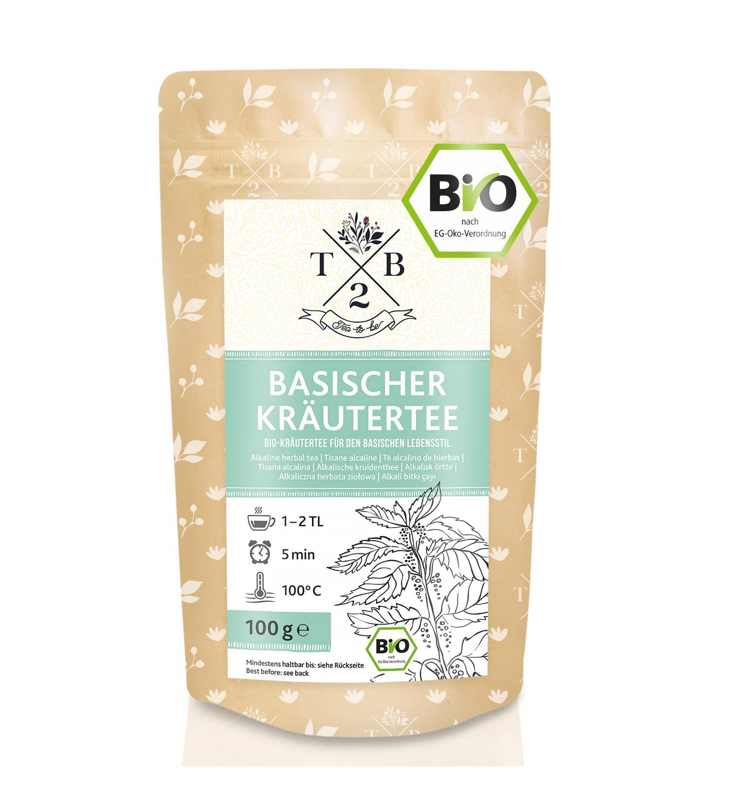 Th alcalin bio tisane pour une alimentation alcaline avec ortie 100g - Buy Online on GoSupps.com