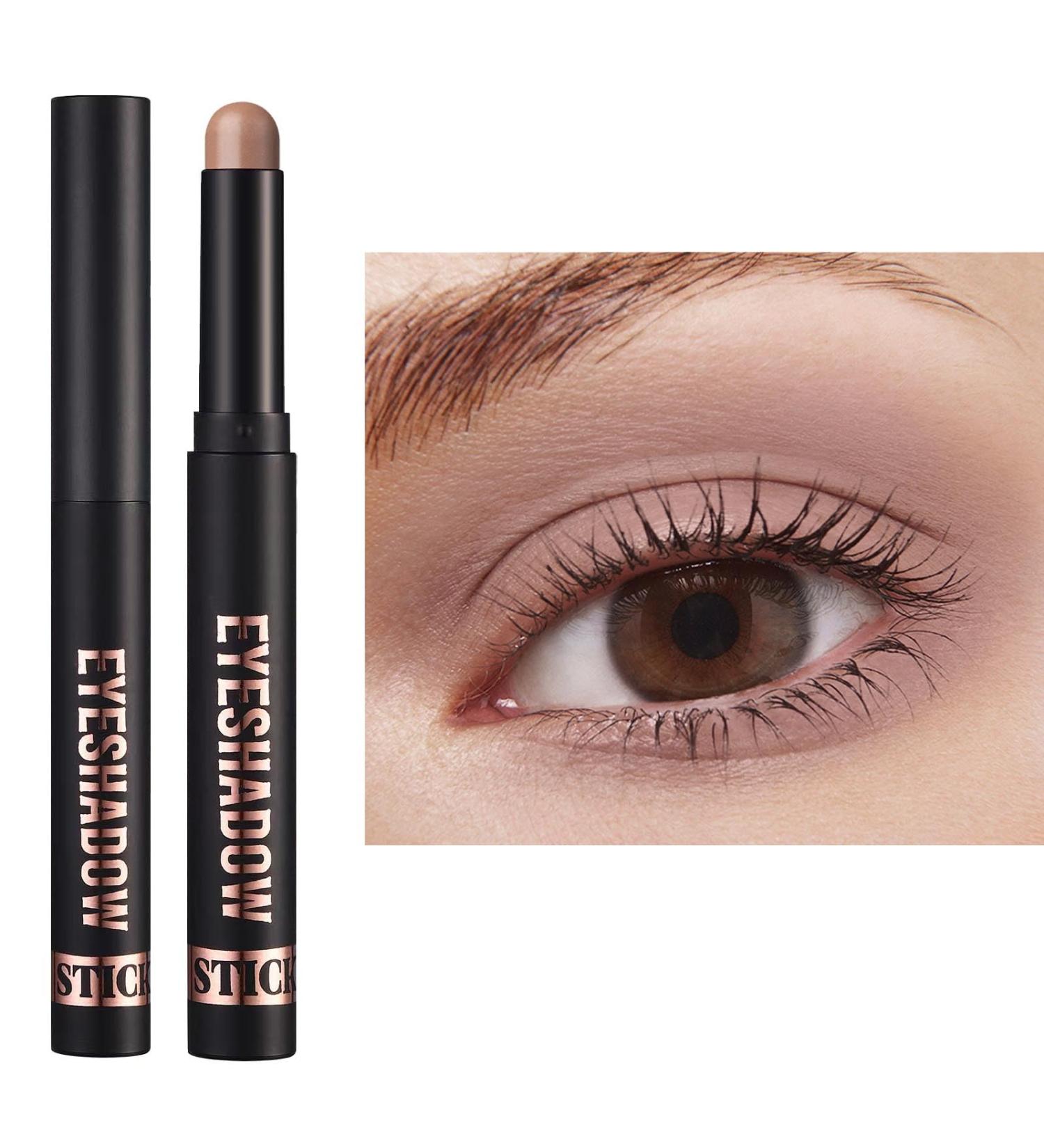Nude Eyeshadow Stick - Cream Matte High Pigment Eye Shadow Pencil Waterproof & Long-Lasting Makeup | Hypoallergenic Eye Brightener (19 - Buy Online on GoSupps.com