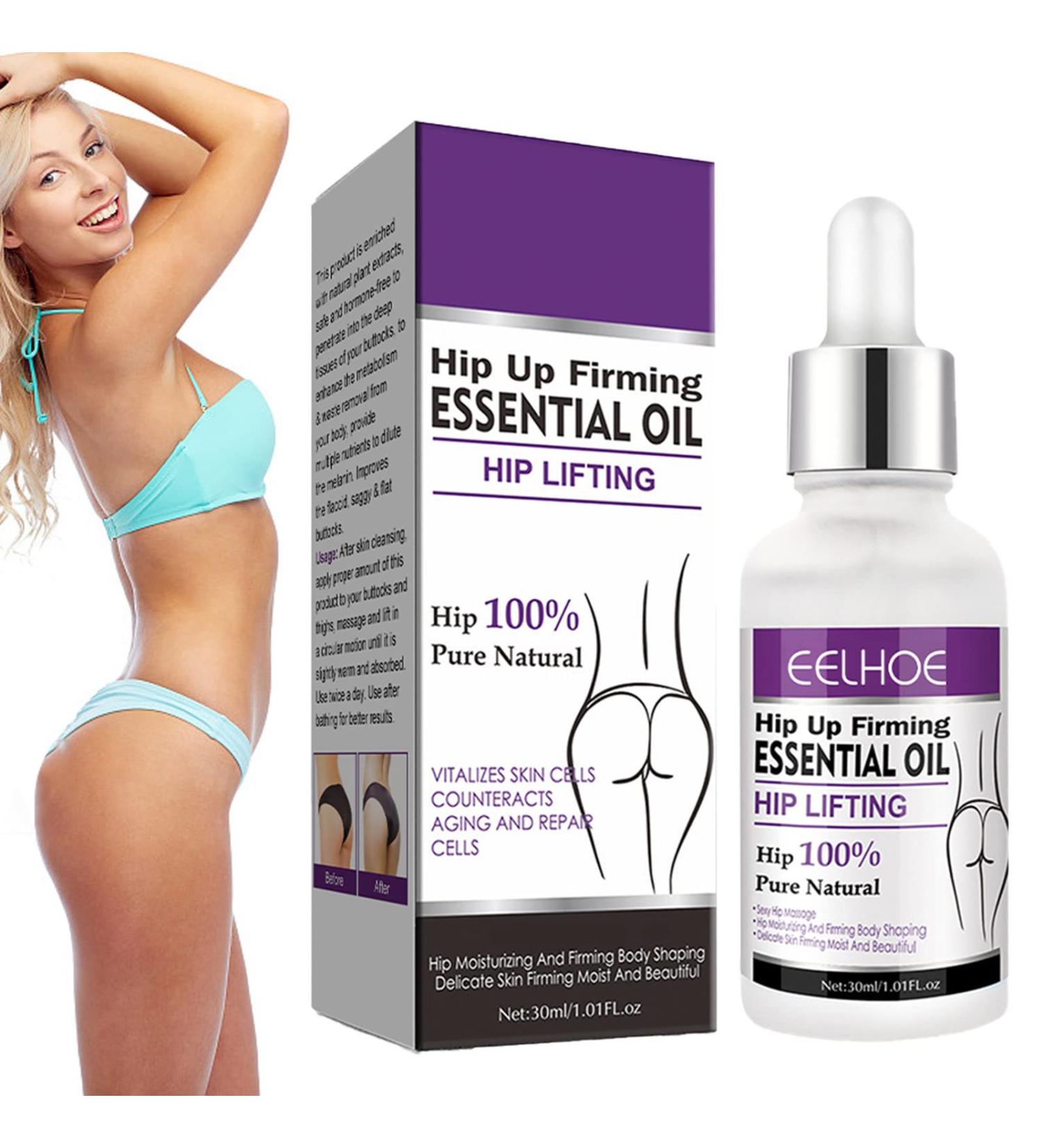 Natural Hip Lifting Massage Oil - 30ml Nourishing Butt Enlargement Enhancer for Bigger Results - Buy Online on GoSupps.com