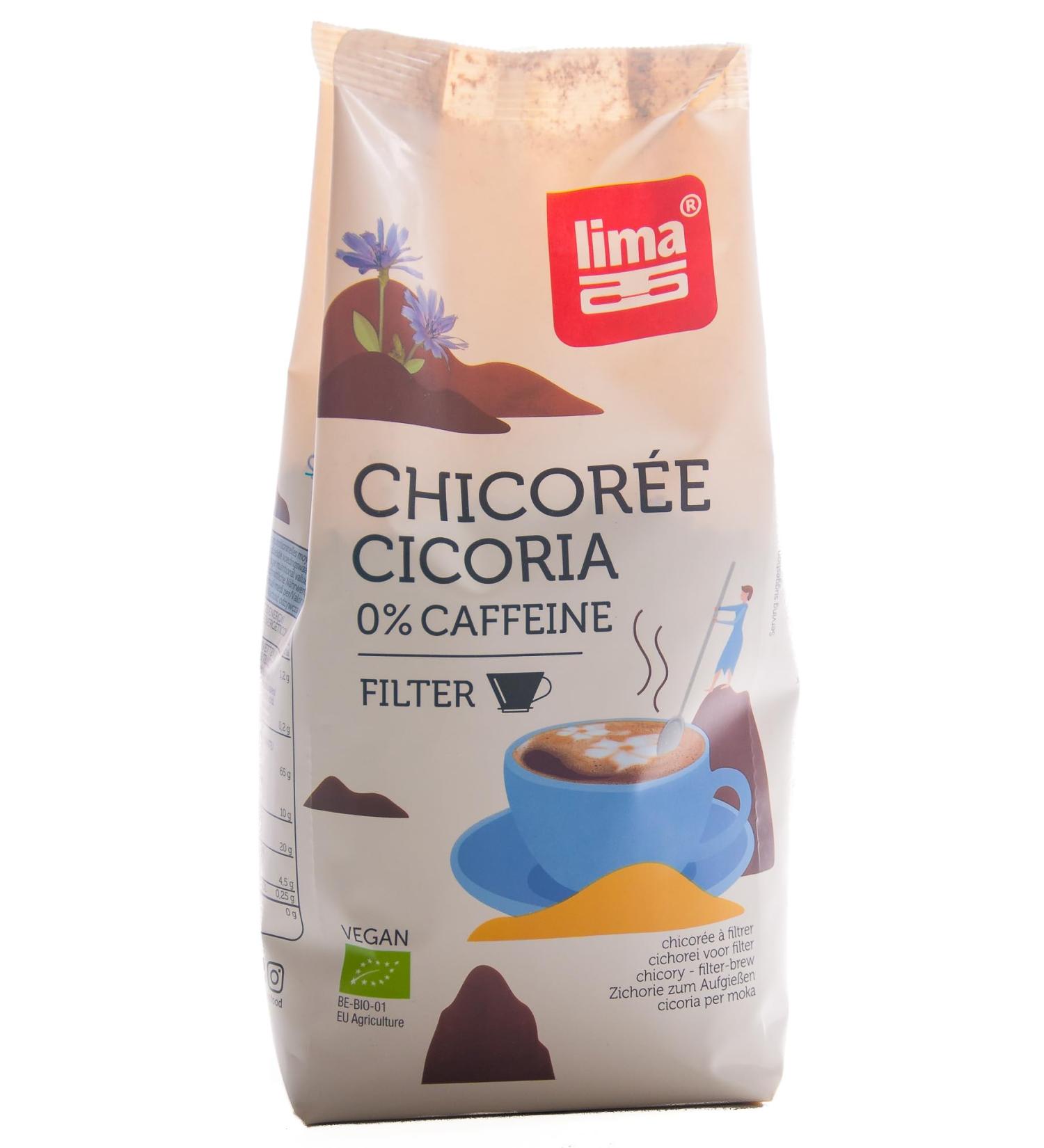 Organic Lima Chicory Coffee 500g - Premium Filter Coffee for a Healthy Brew - Buy Online on GoSupps.com