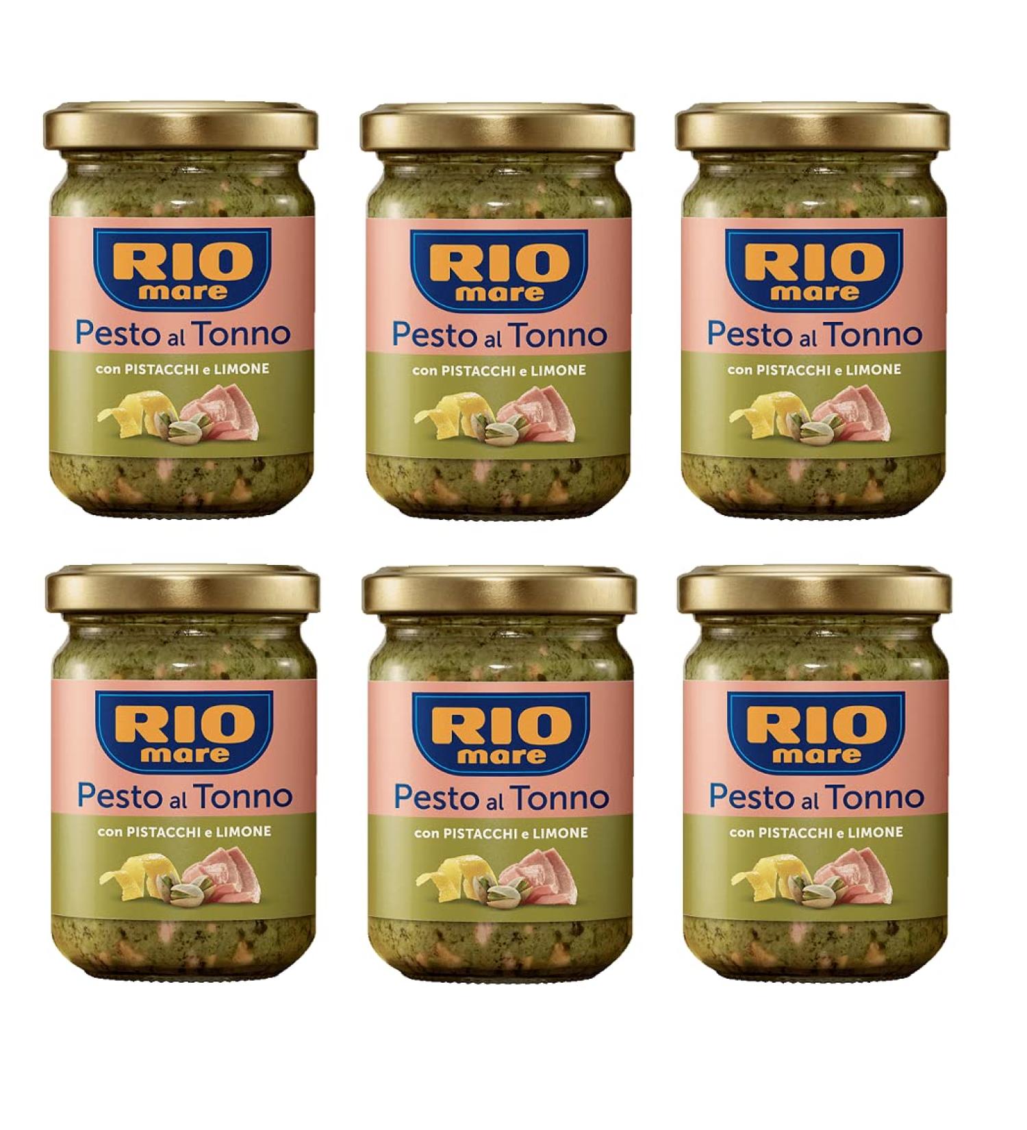 Rio Mare Pesto al Tonno con Pistacchi e Limone pesto au thon avec pistaches et citron 130 g - Buy Online on GoSupps.com
