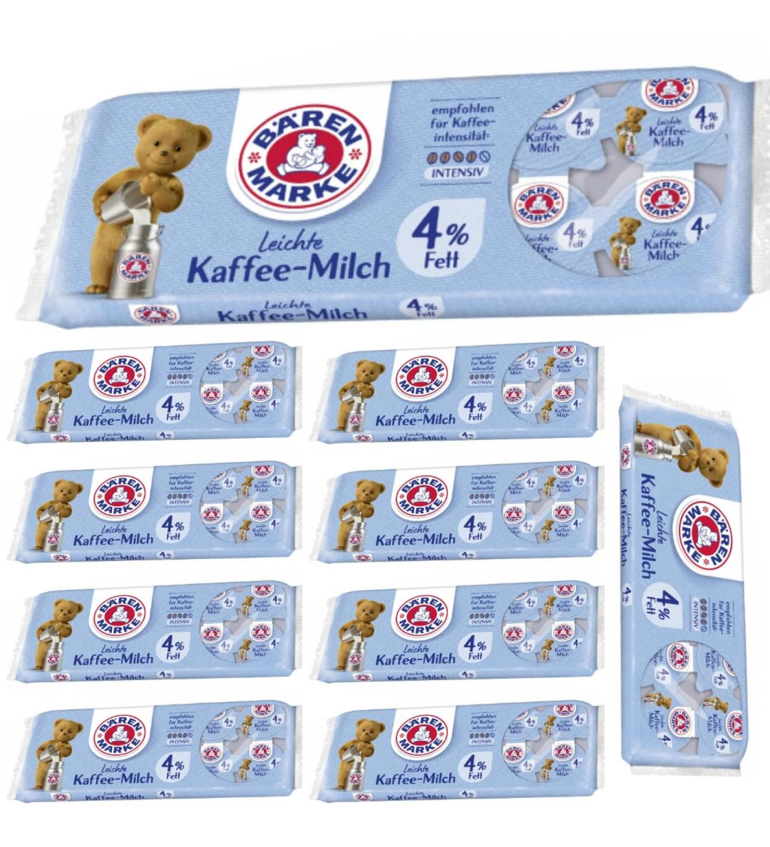 Brenmarke Light Coffee Milk 4% Fat Portion Packs - 10 x 7.5g | International Shipping Available - Buy Online on GoSupps.com