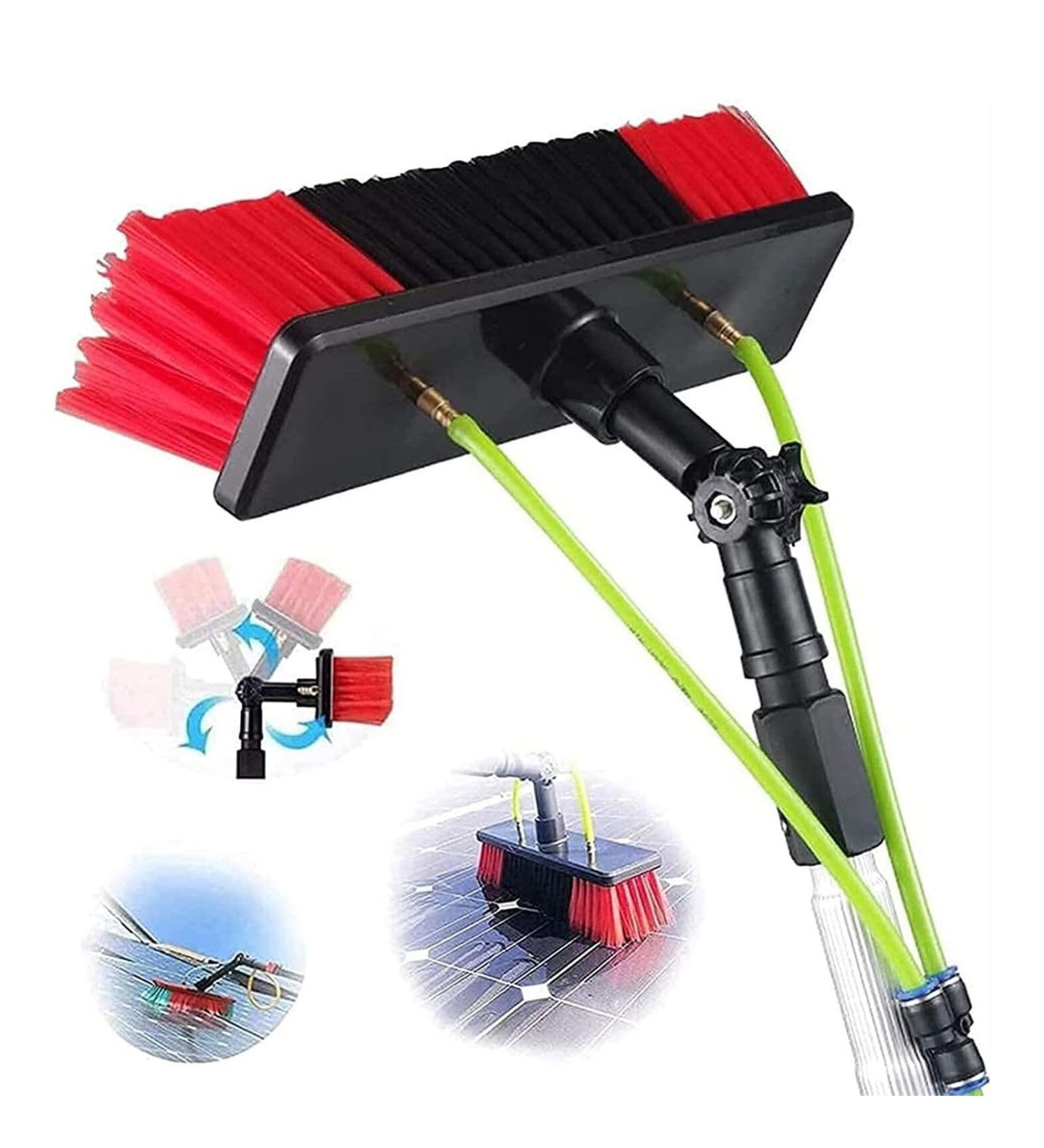 Window Cleaning Pole 3-12m Extendable Window Cleaning Kit Window Cleaning Pole with 20m Water Supply Hose 30cm/50cm Brush Head Roof Cleaning Tools 6m 30cm Brush Head - Buy Online on GoSupps.com
