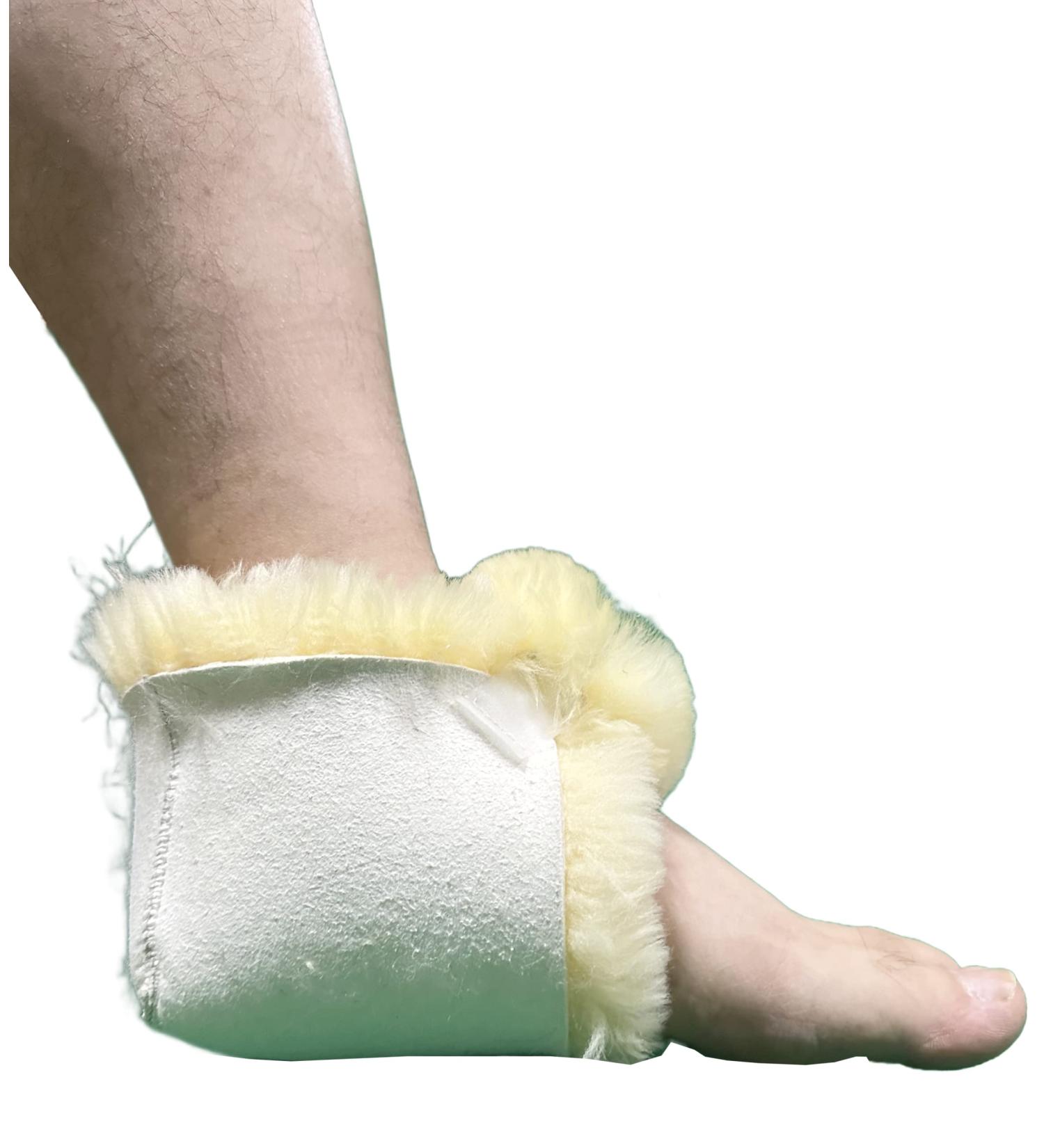 Genuine Medical Sheepskin Heel Protector - Foot Protection Boots - 1 Unit - Buy Online on GoSupps.com