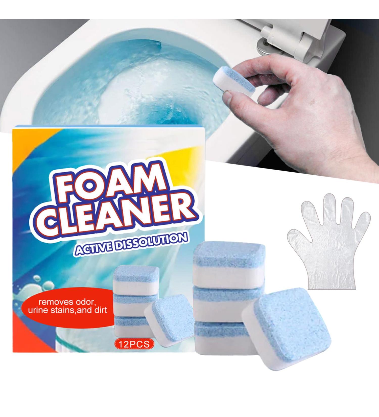 Automatic Powerful Foam Cleaner Homebbc Automatic Powerful Foam for Toilet 12/24Pcs Automatic Powerful Foam Cleaner Tablets (12Pcs) - Buy Online on GoSupps.com