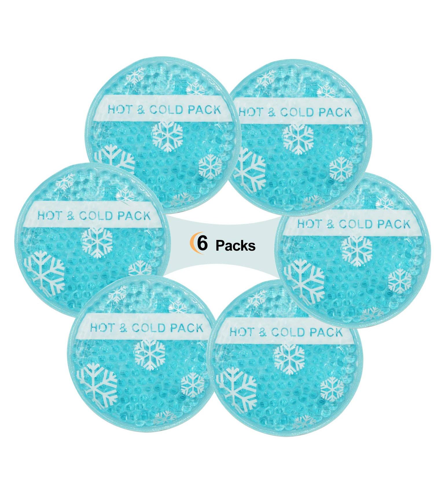 Reusable Small Gel Bead Ice Pack for Hot and Cold Therapy - Pain Relief for Breastfeeding, Kids, Headaches, and Sinus Relief - Buy Online on GoSupps.com