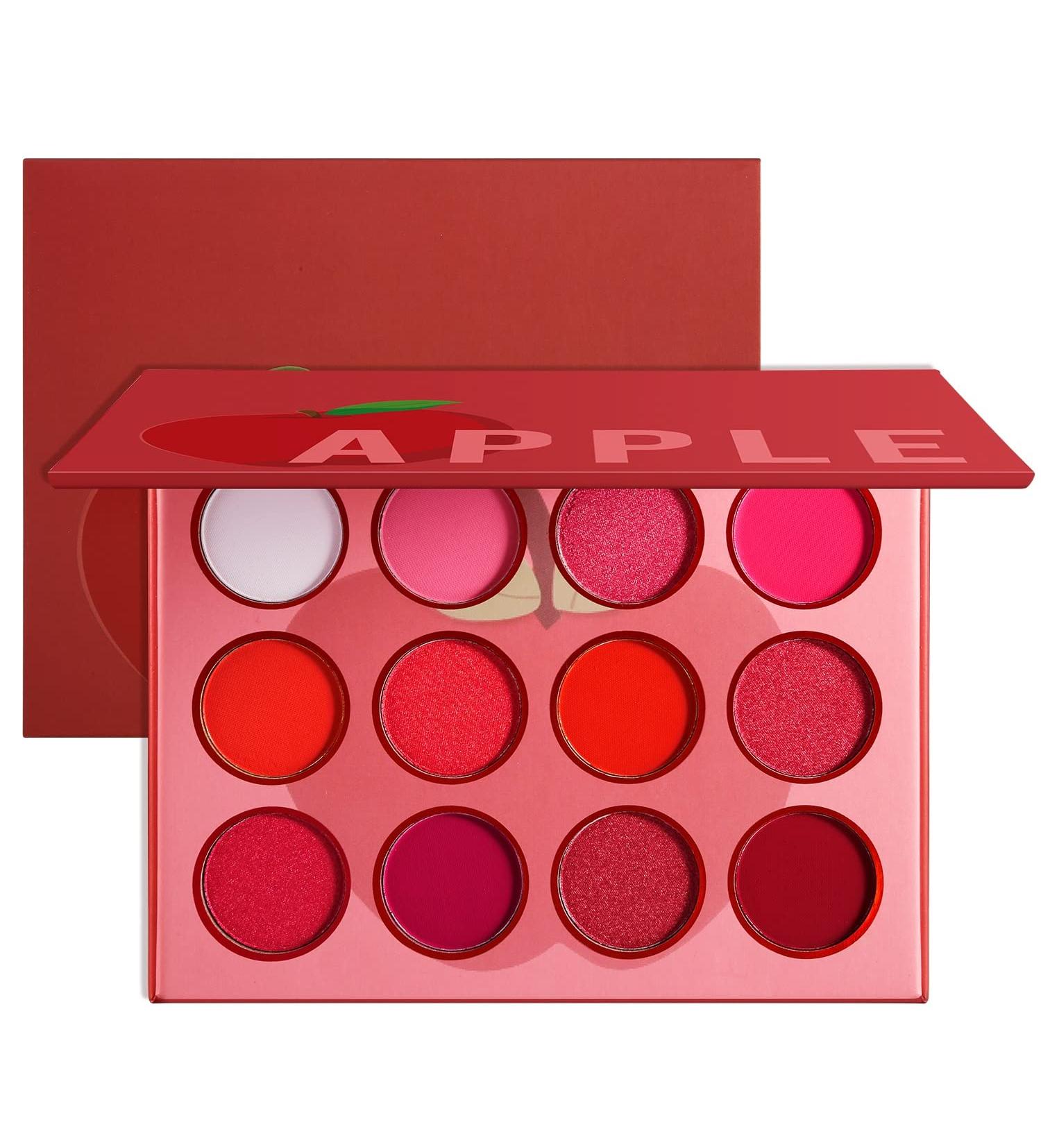 20pcs/lot Beauty Palette Red Eyeshadow Palette Cute Cosmetics Blush Eye Shadow Custom Eyeshadow Palette With Logo Eyeshadow Palette ( Size : Rose Red ) - Buy Online on GoSupps.com