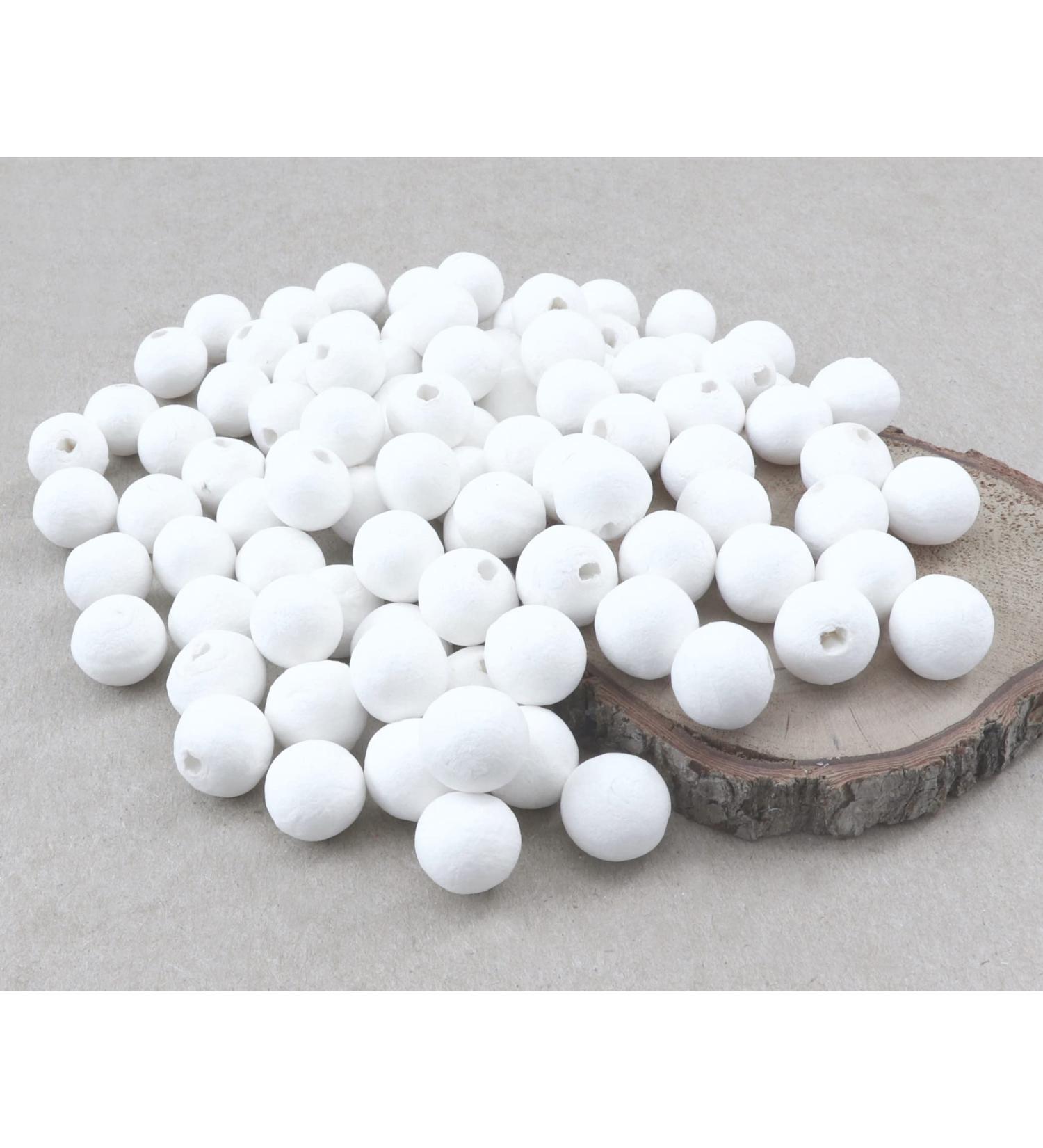 Spun Cotton Balls 12 mm - 1 Pack of 100 - SPUNNYS