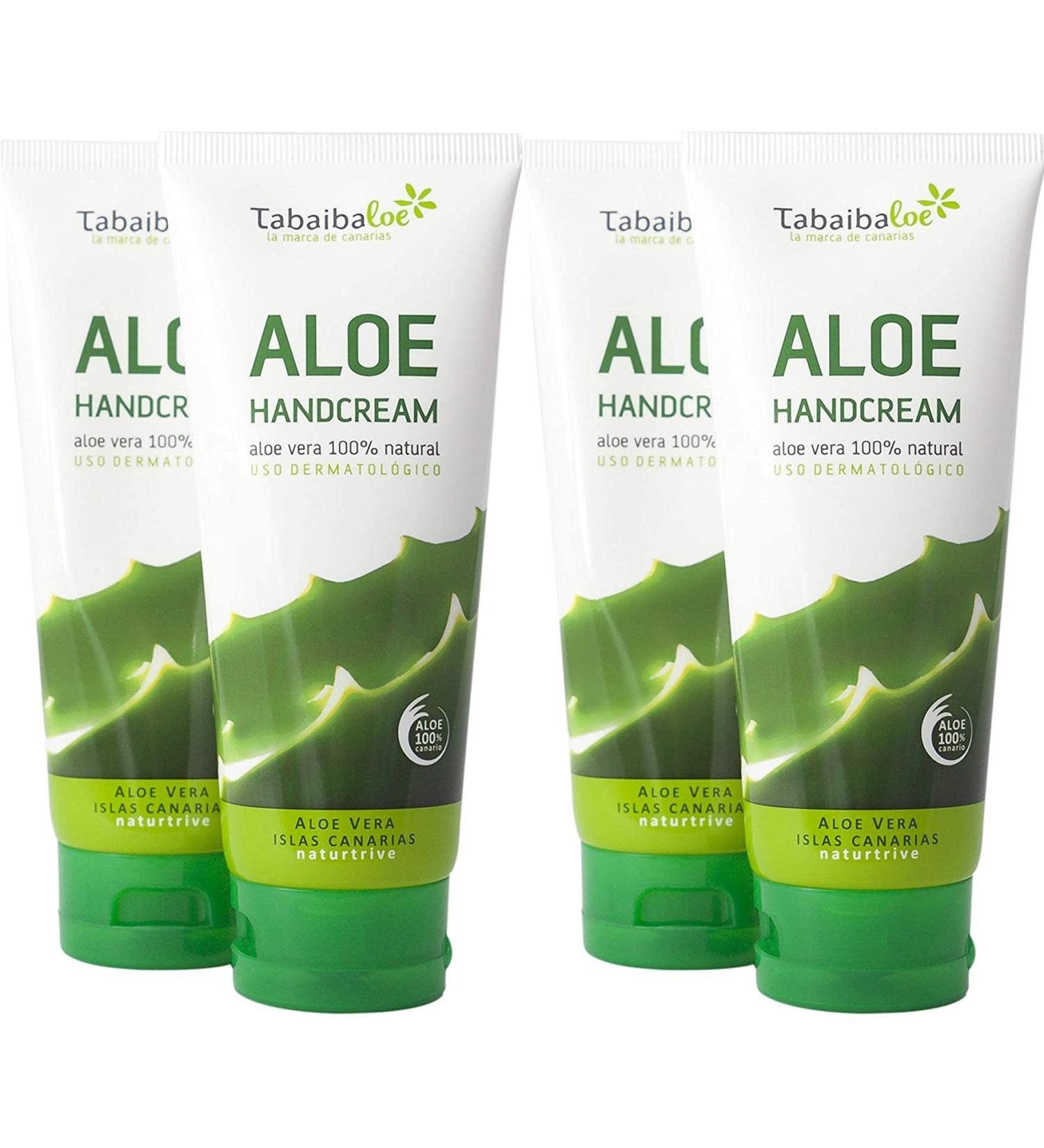 Tabaiba Loe Aloe Vera Hand Cream 100 ml (Pack of 4)