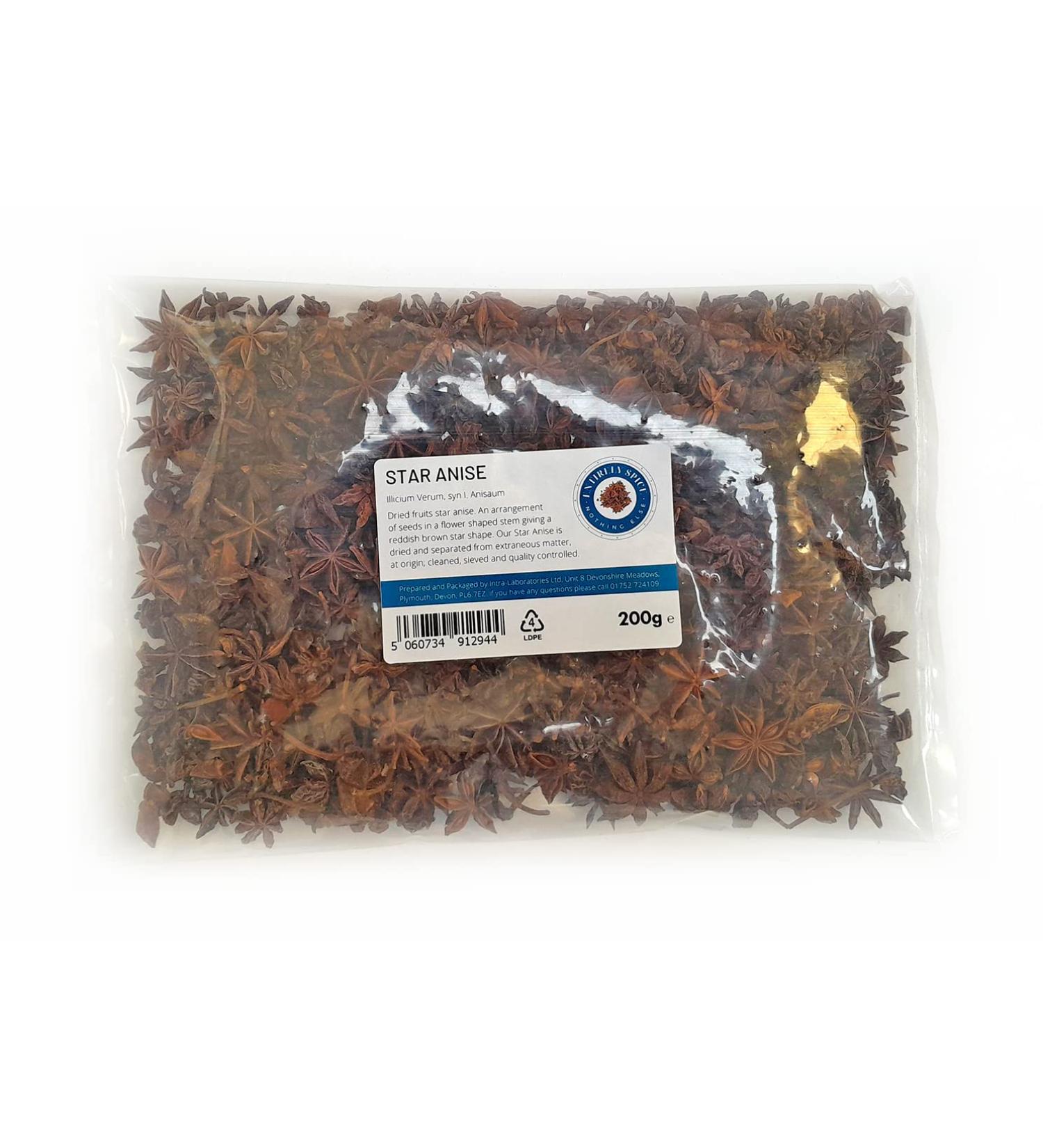 Entirely Ingredients - Star Anise 200g - Food Grade - Premium quality - Buy Online on GoSupps.com