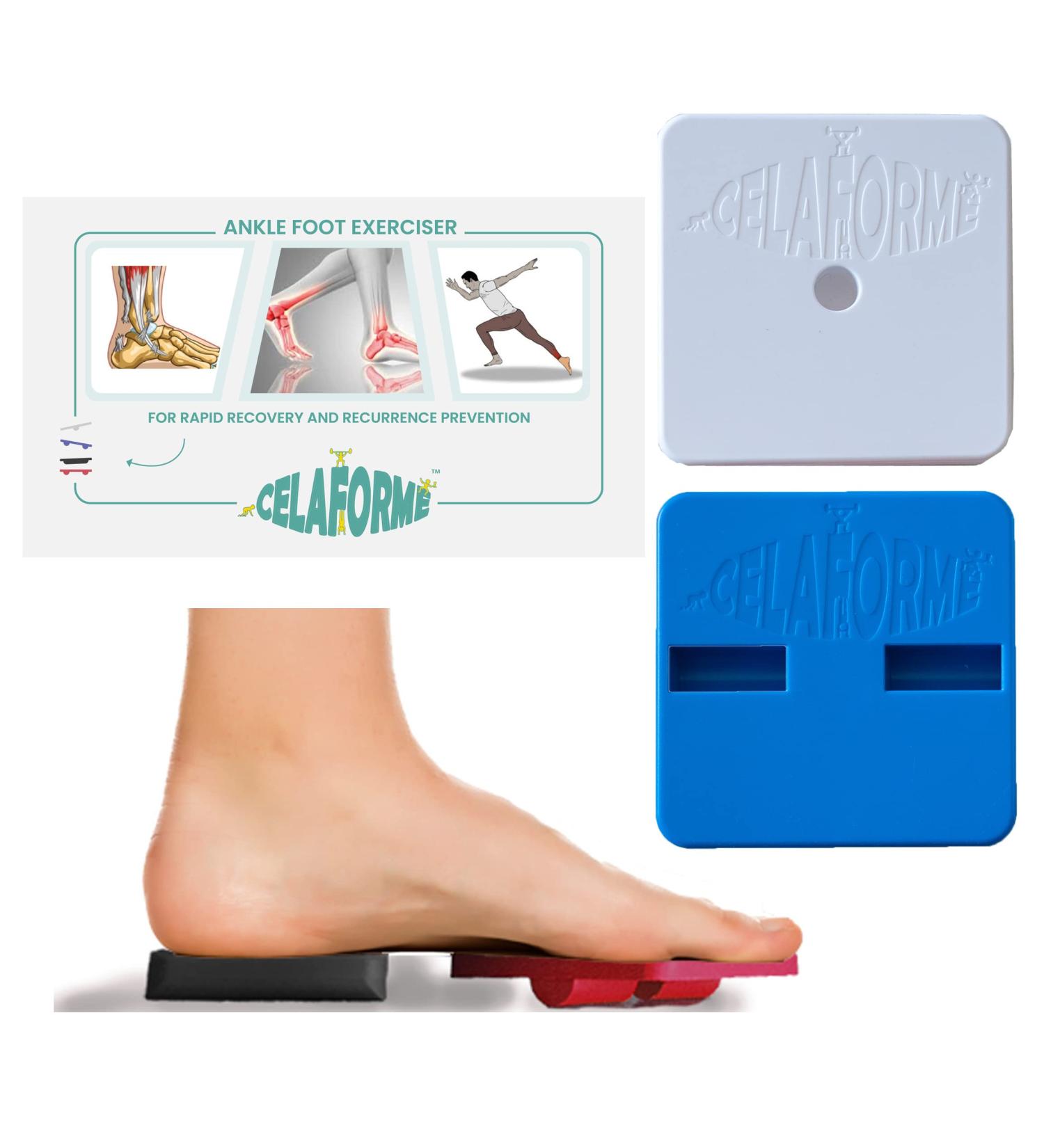 CELAFORME Ankle Foot Exerciser - Single Leg Balance Board for Sprained Ankle, Plantar Fasciitis Stretcher, Ankle Stabilizer, Foot Strengthener, Posture Corrector - Buy Online on GoSupps.com