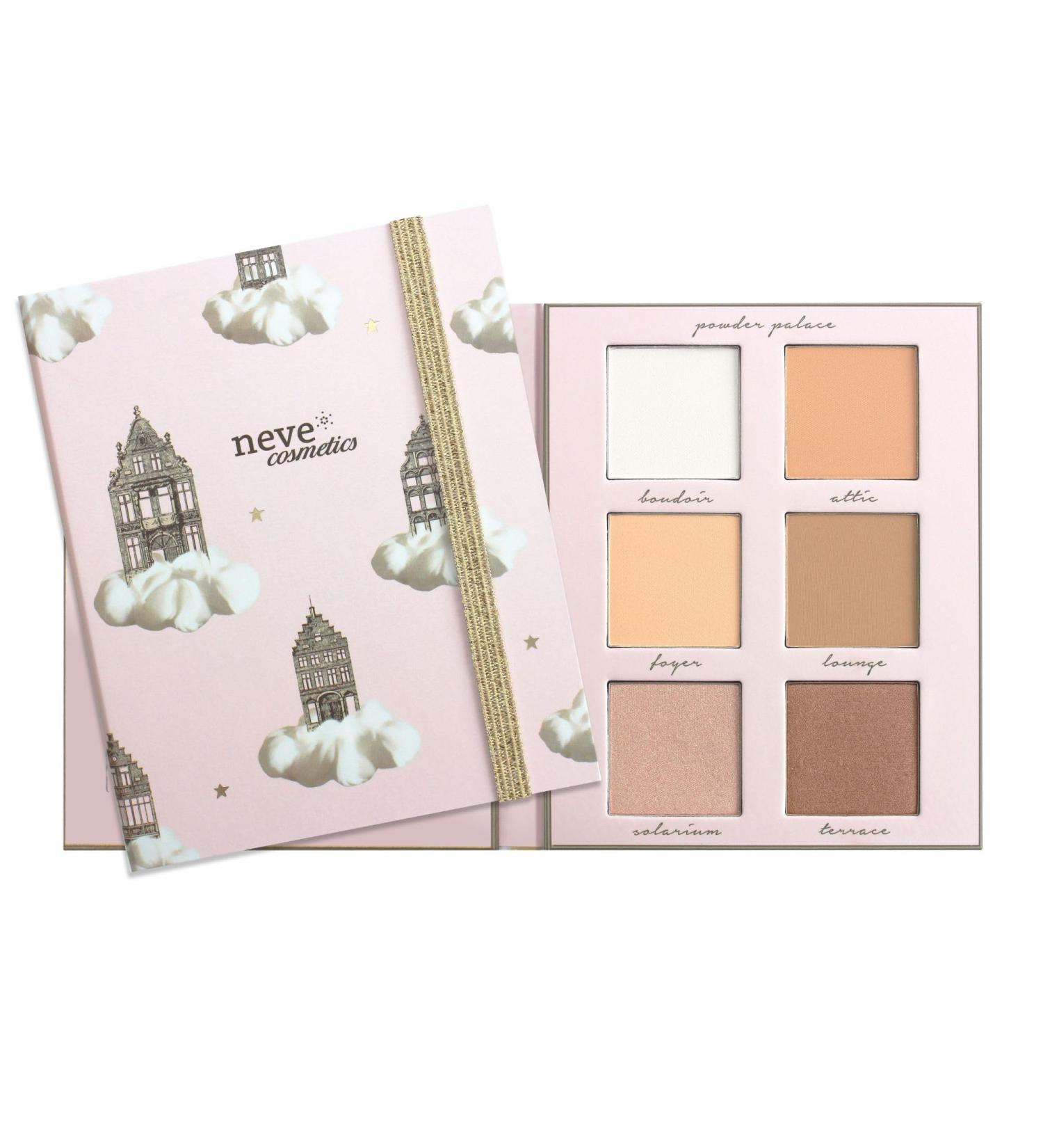  Neve Cosmetics Neve Cosmetics ArtDiary Palette 6 powders with different textures and shades | "Powder Palace Palette" - Buy Online on GoSupps.com