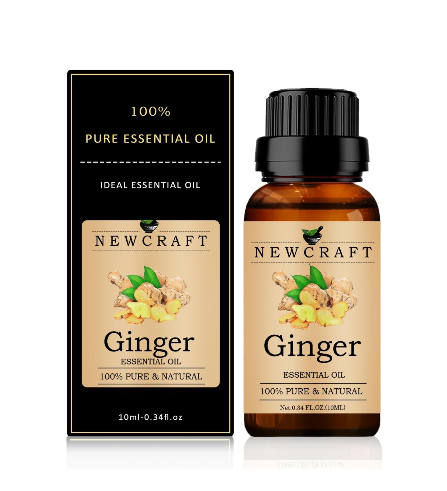 Organic Ginger Essential Oil 10ML - 100% Pure Natural Aromatherapy Oil for Diffusers - Buy Online on GoSupps.com