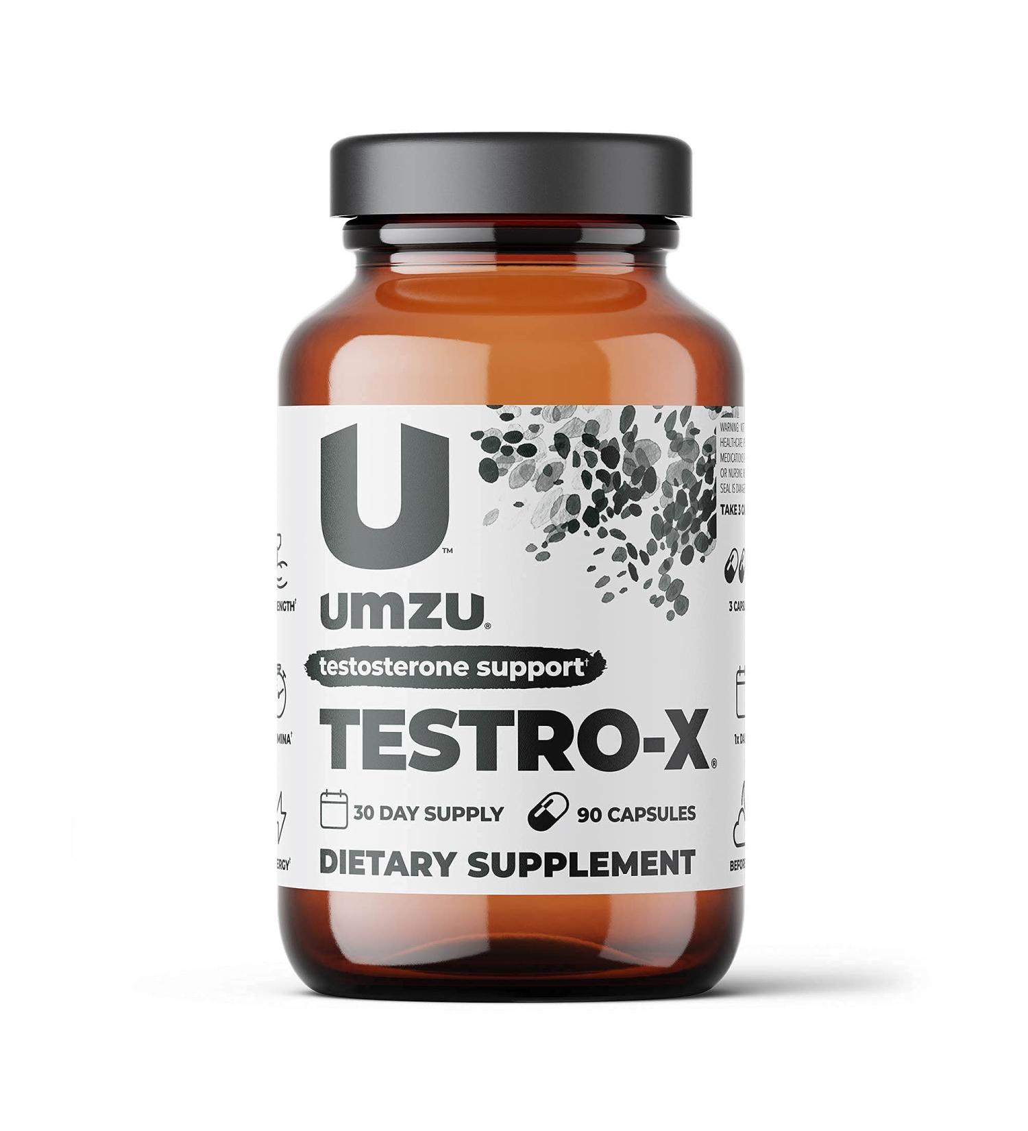 UMZU Testro-X - 30 Day Supply - Natural T Booster - Natural Formula - Promote Proper Hormonal Function - Support Healthy Males - Buy Online on GoSupps.com