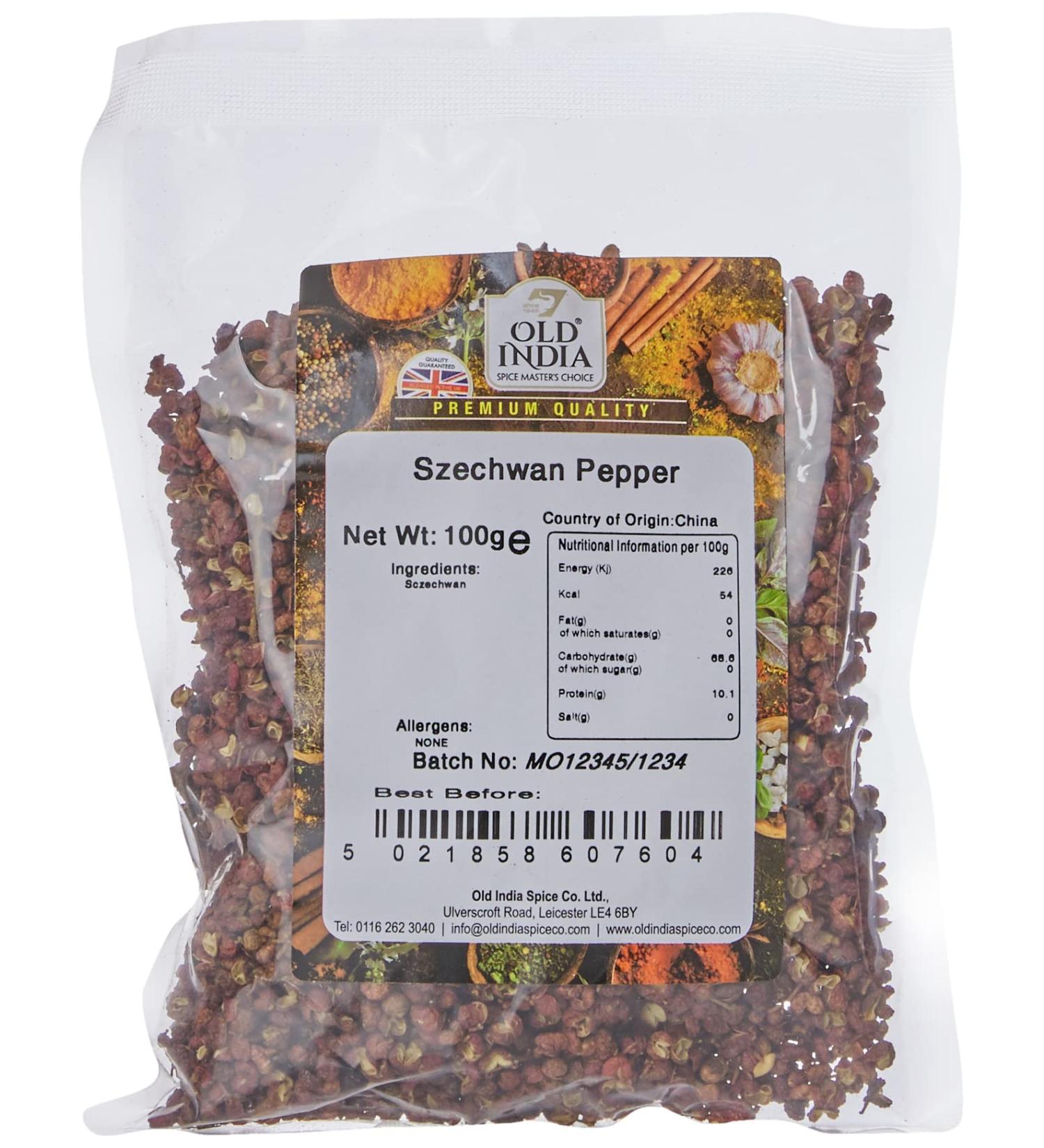 Old India Szechwan Pepper 100g - Premium Quality Spice (Pack of 1) - Buy Online on GoSupps.com