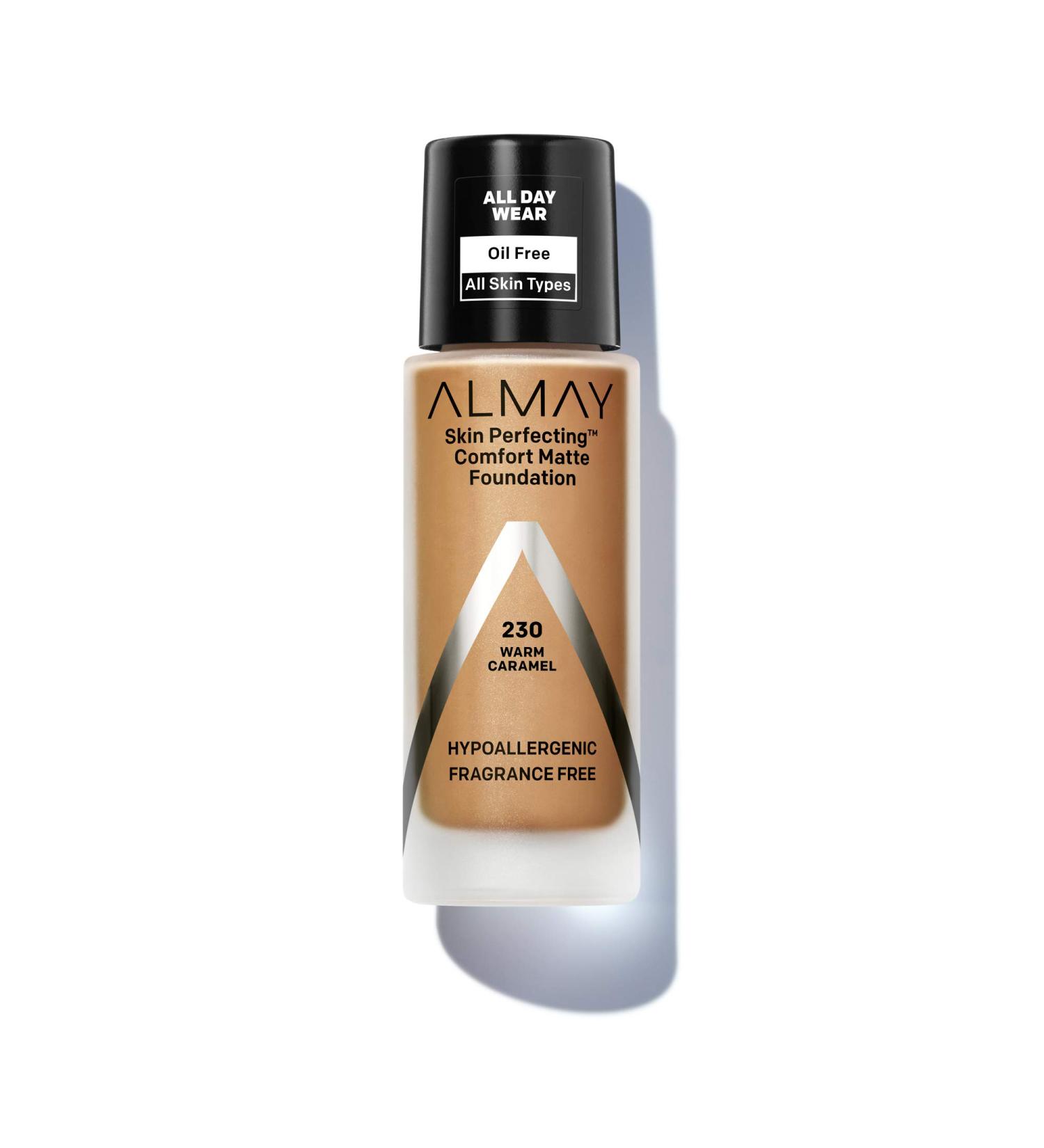 Almay Skin Perfecting Comfort Matte Foundation - Warm Caramel 1 Fl Oz (Pack of 1) - Buy Online on GoSupps.com