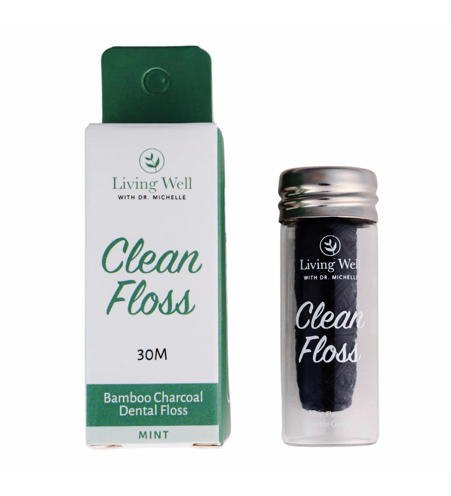 Bamboo Charcoal Dental Floss - Eco-Friendly Oral Care | International Shipping - Buy Online on GoSupps.com