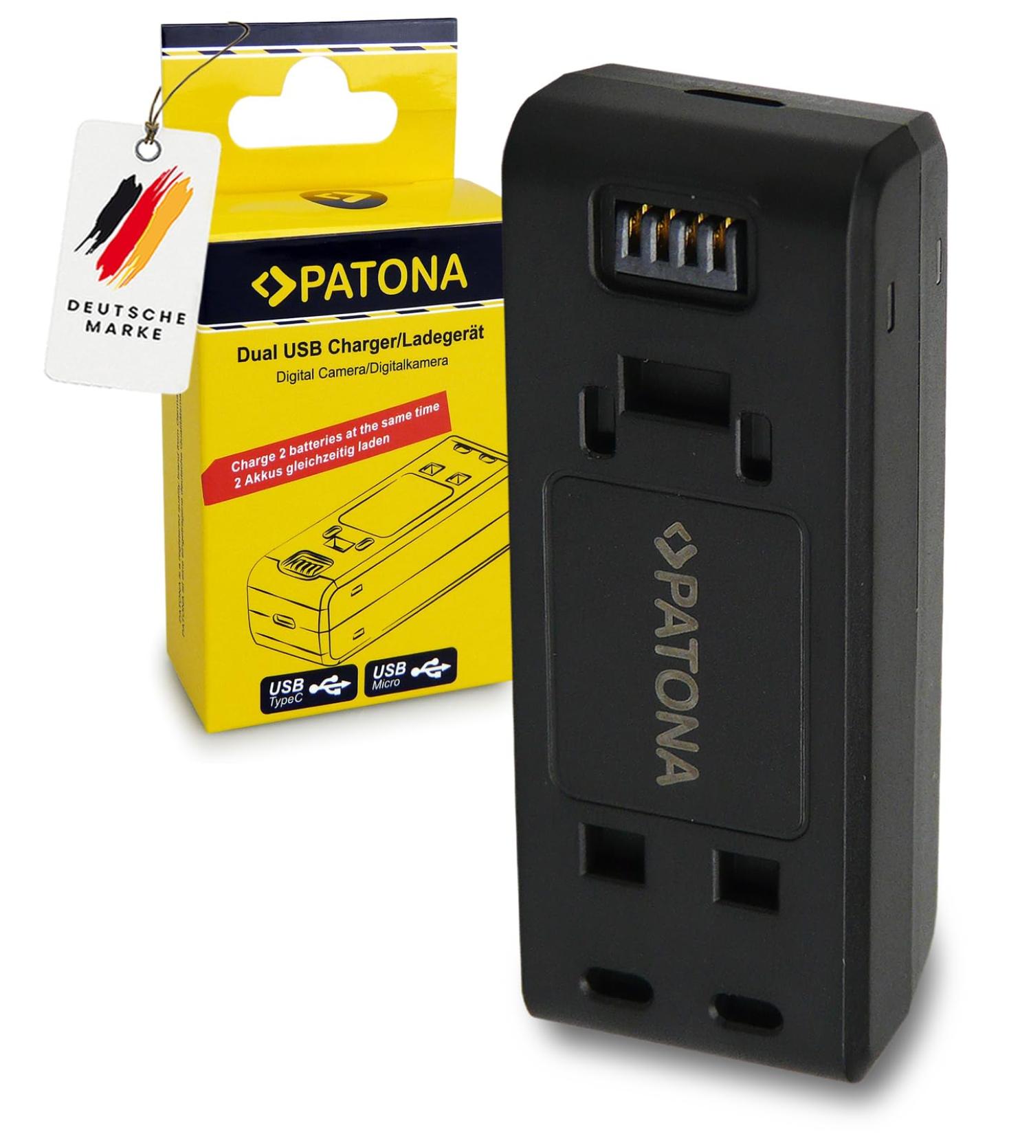 Buy PATONA Dual Charger for Insta IS360RB One R & One RS - International Shipping Available - Buy Online on GoSupps.com