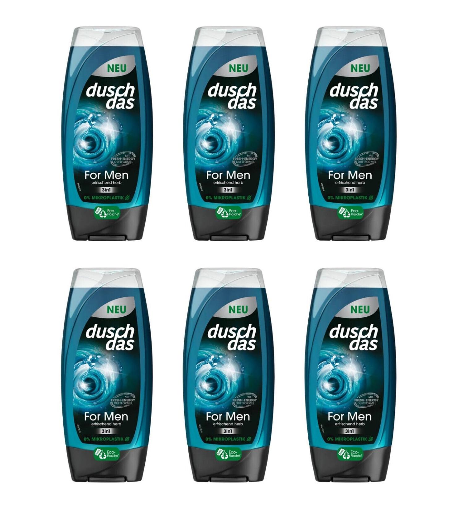 topDeal Men's Shower Gel 6 x 225 ml