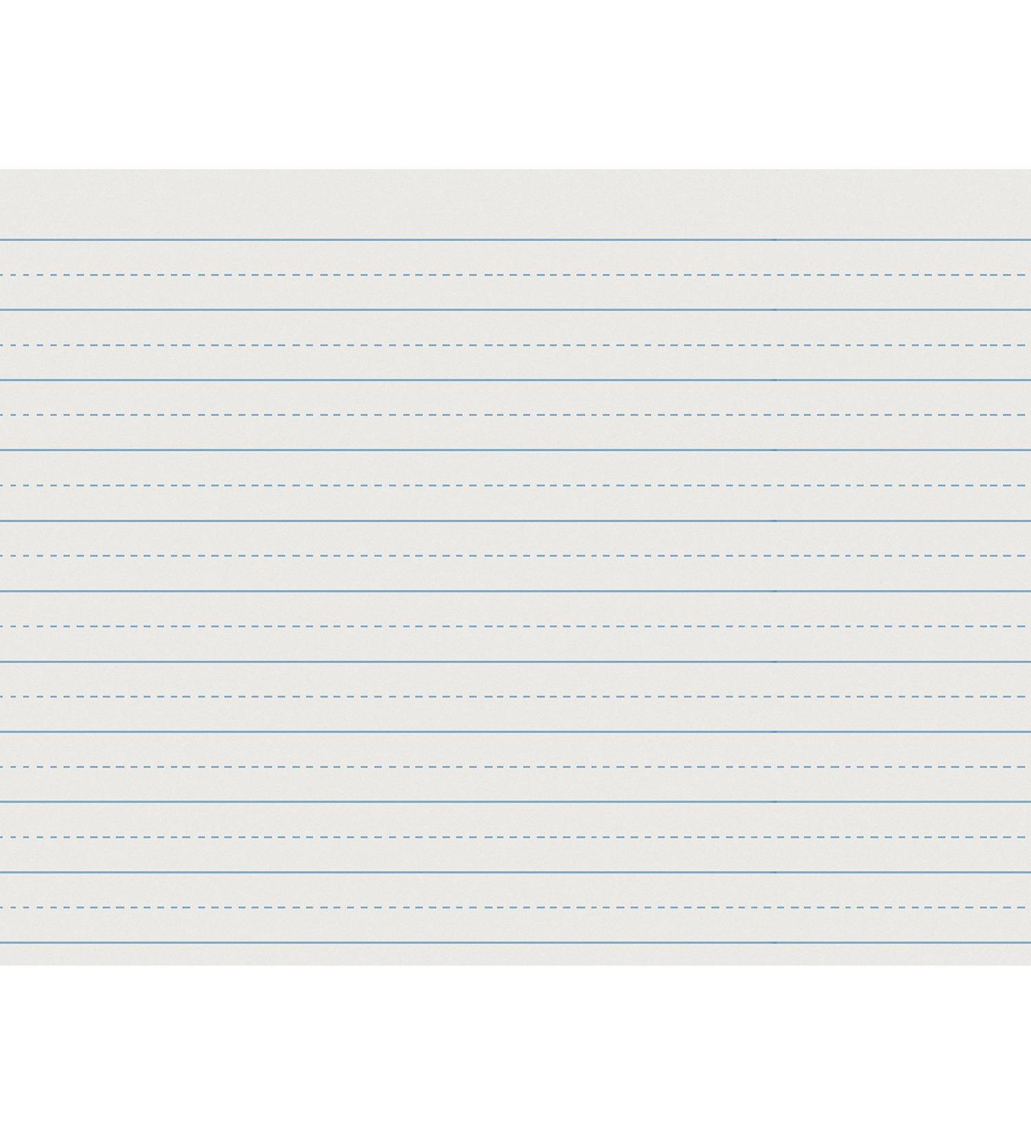 Pacon Alternate Dotted Ruled Newsprint, 11"X8 1/2", 3/8" Ruling, Grade 2, 500 Sheets