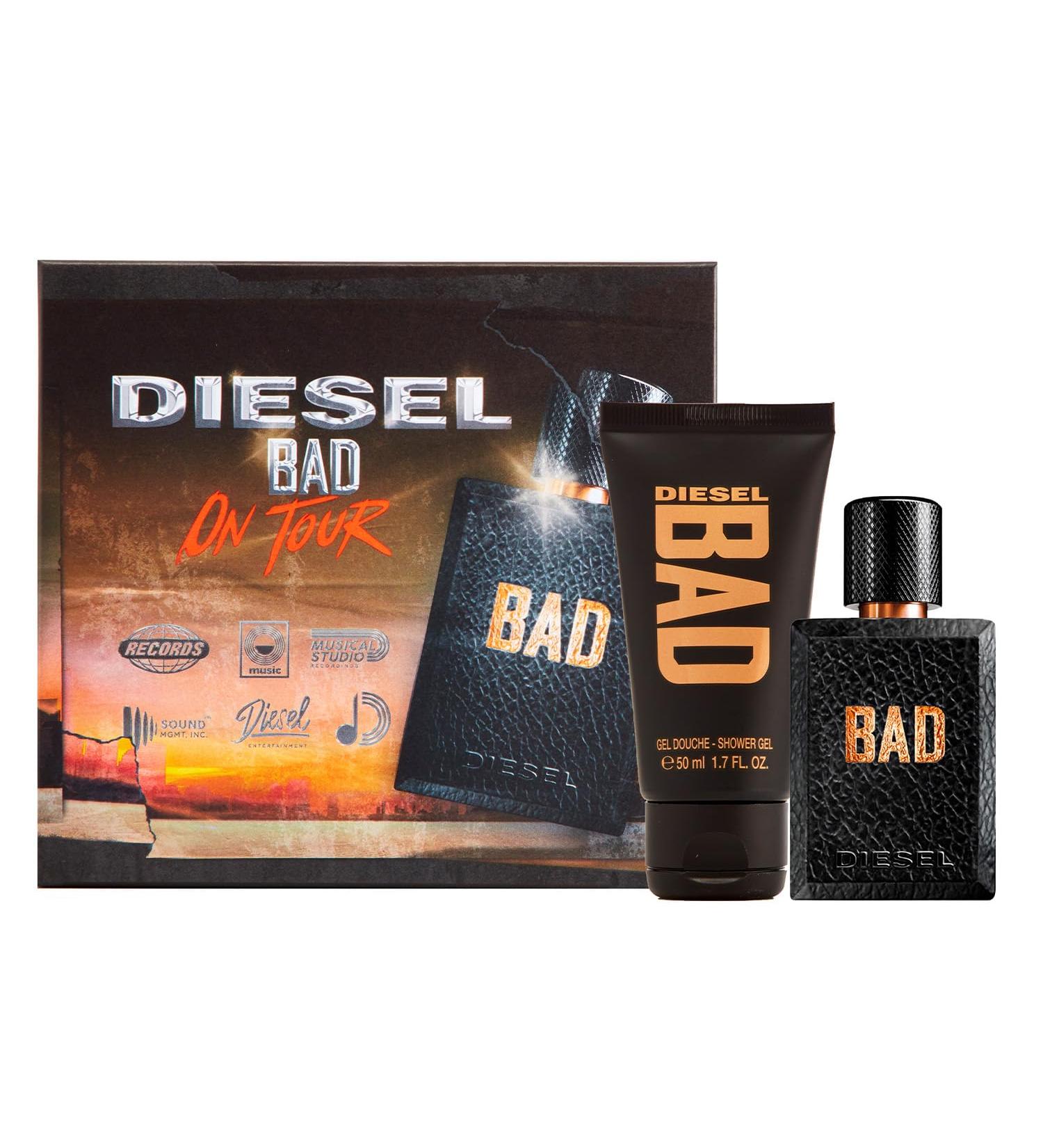 Diesel Bad 2 PC Men's Fragrance Gift Set Includes 1.1 Fl Oz Eau de Toilette + 1.7 Fl Oz Shower Gel - Buy Online on GoSupps.com